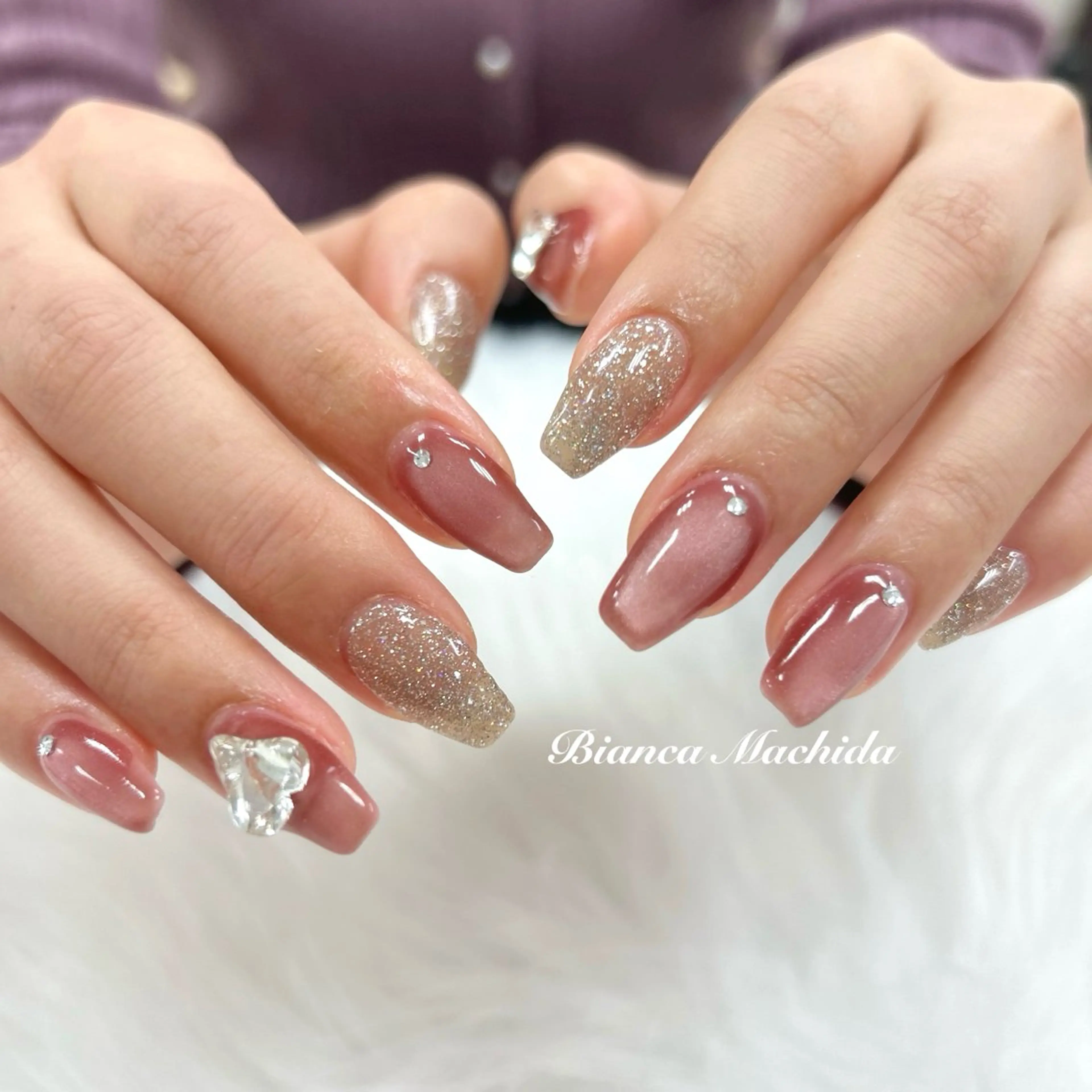 ネイル ハンドネイル ハンドケア Bianca 🪽 Nakajimaのネイルデザイン