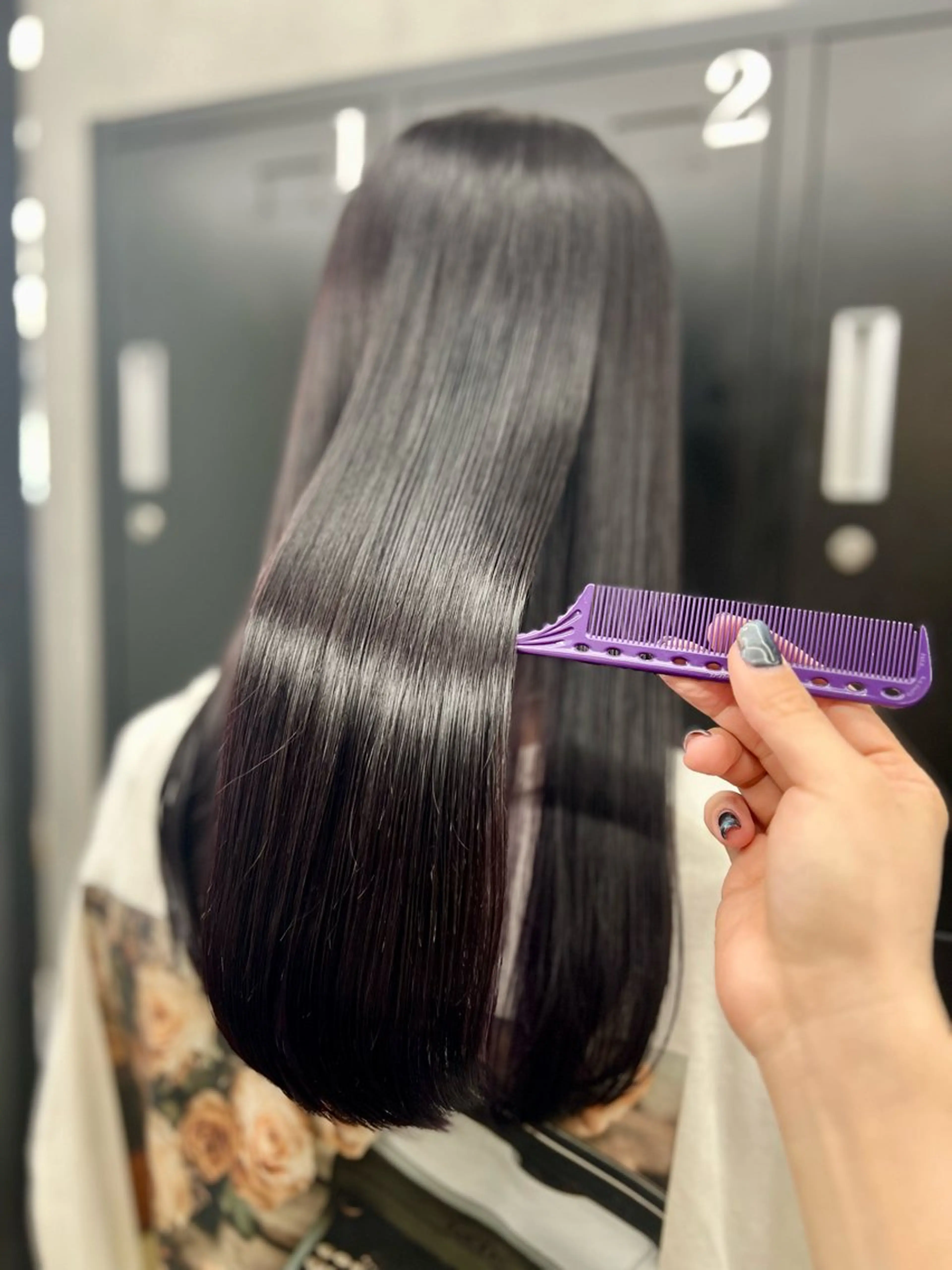 ロング カラー 髪質改善 カット ヘアカラー トリートメント ADLLA.アドラ所属・ADLLA.新宿/ 艶髪/美髪/栗原🦋のヘアスタイル