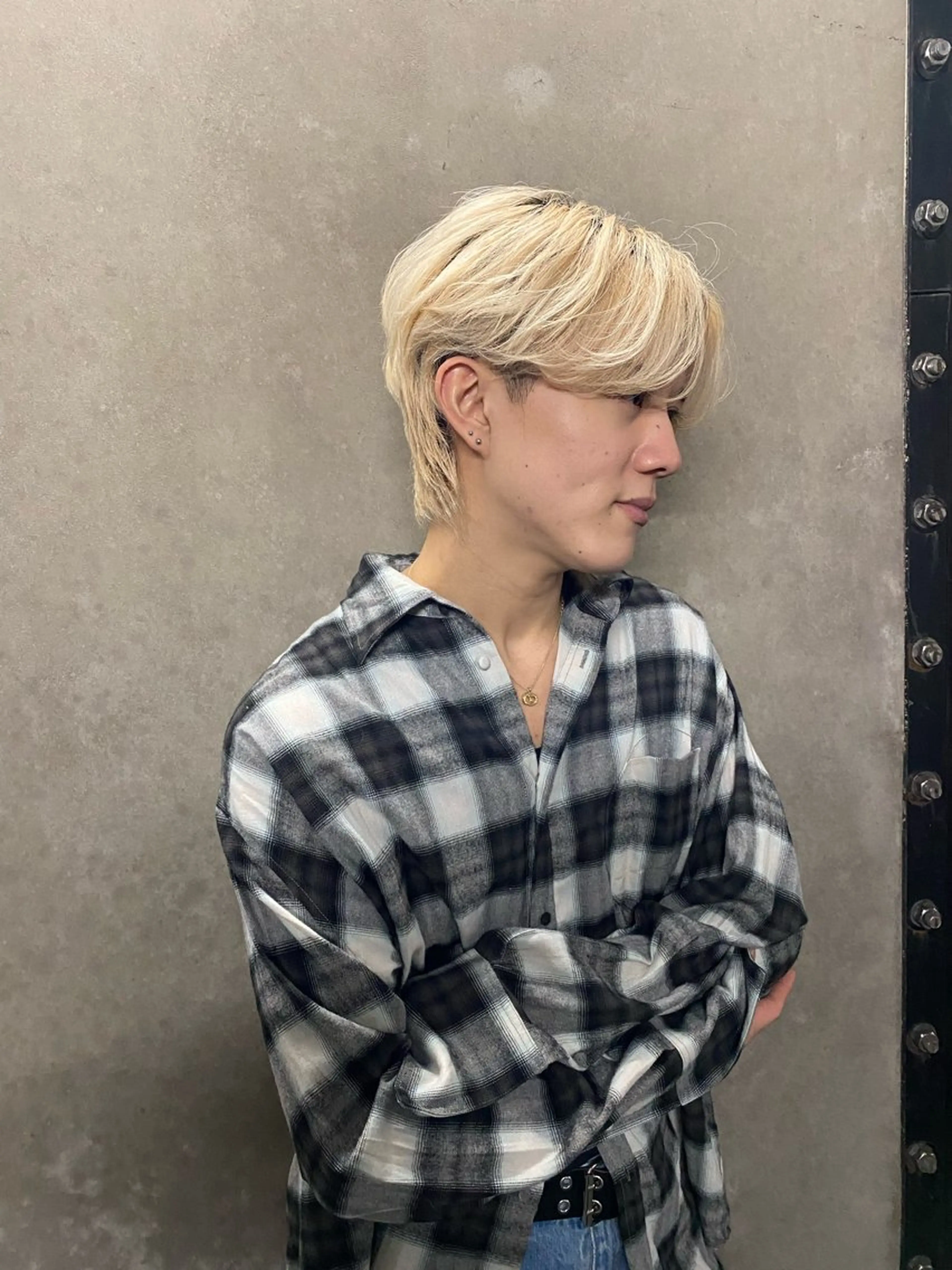 ショート カラー ヘアカラー 7Bridge所属・ハッシュカット 小西貫太のヘアスタイル