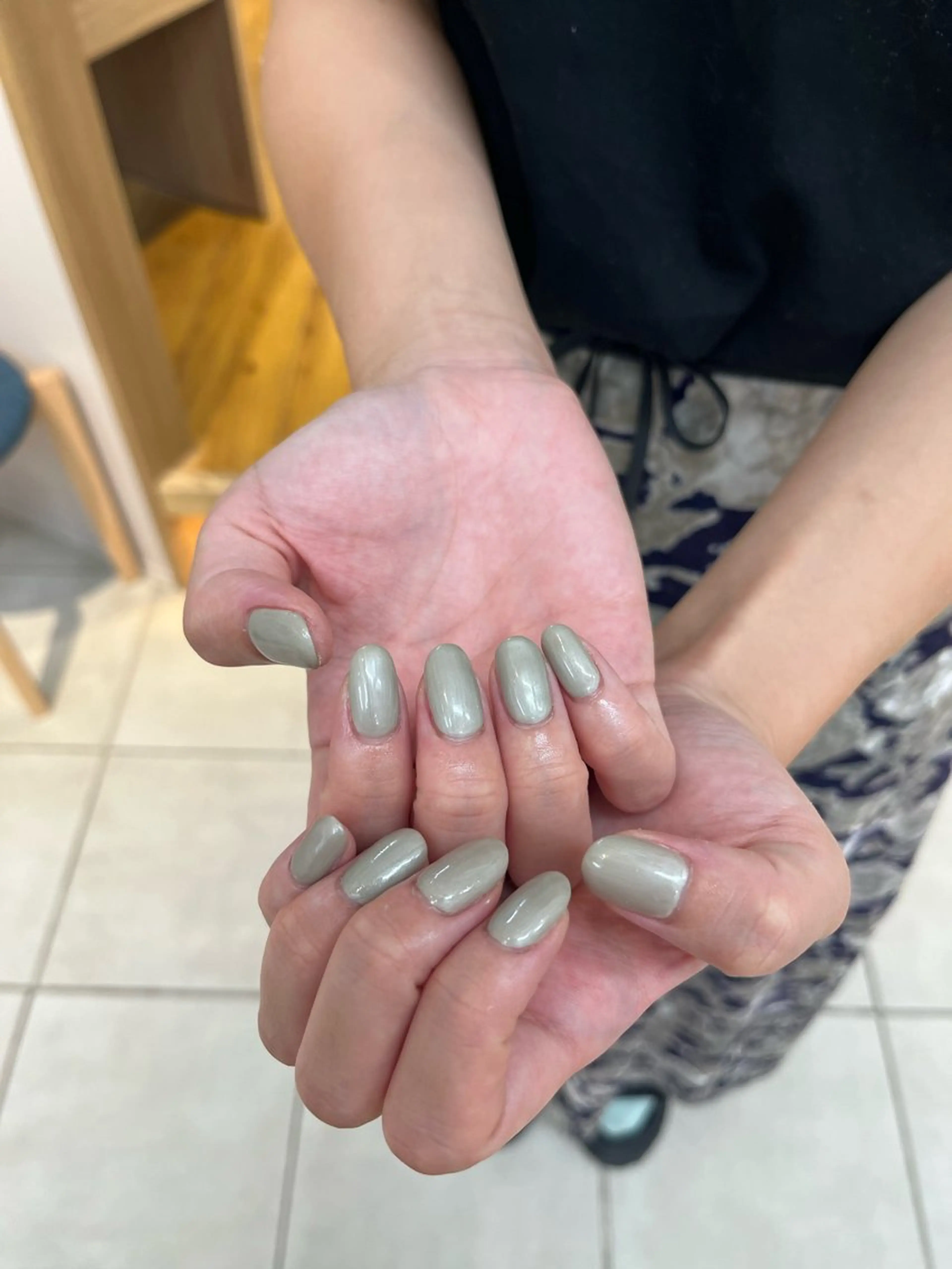ネイル グリーン rena nailのネイルデザイン