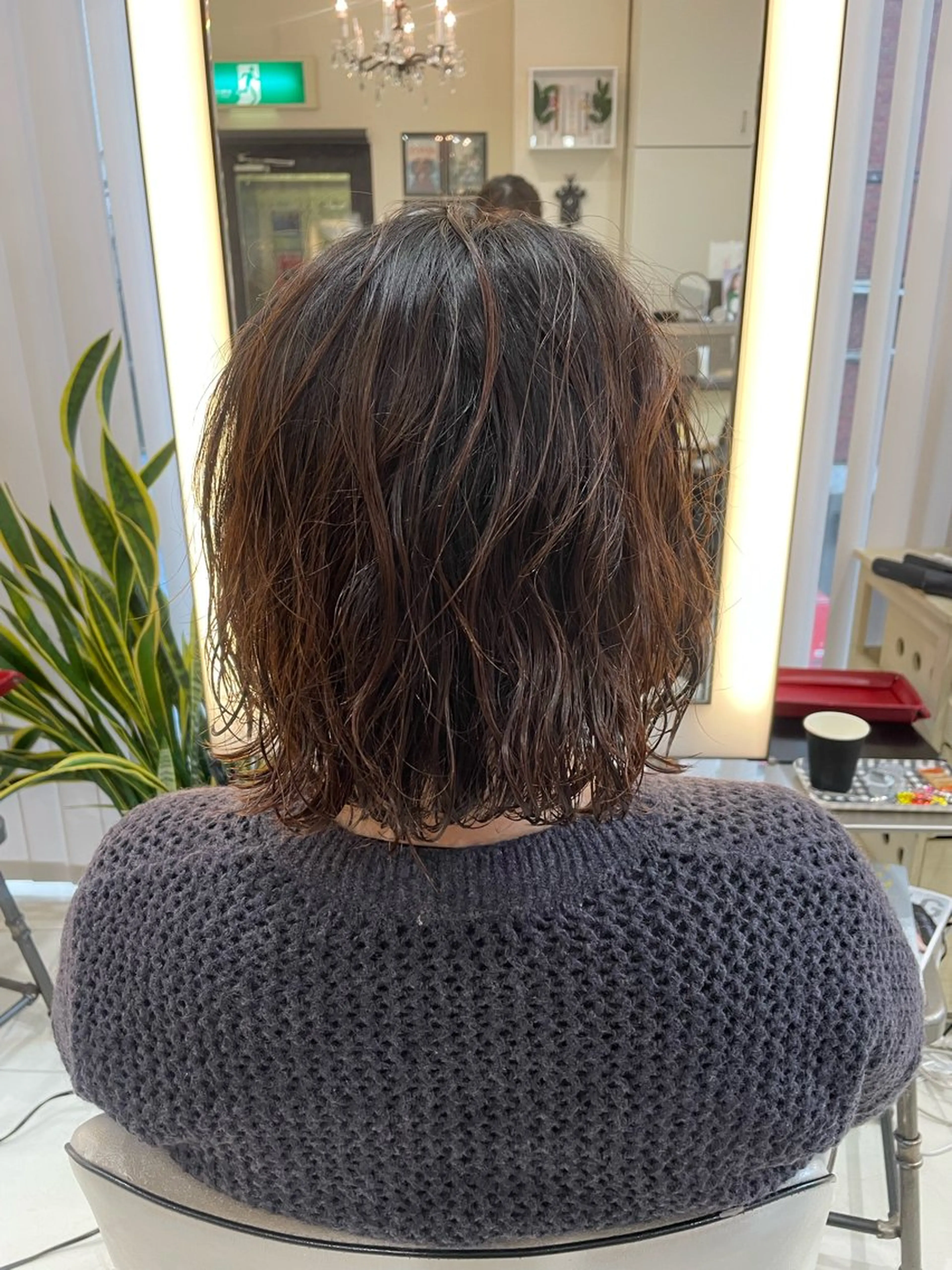 パーマ デジタルパーマ HEARTS鹿児島所属・草ノ瀬 梨那のヘアスタイル