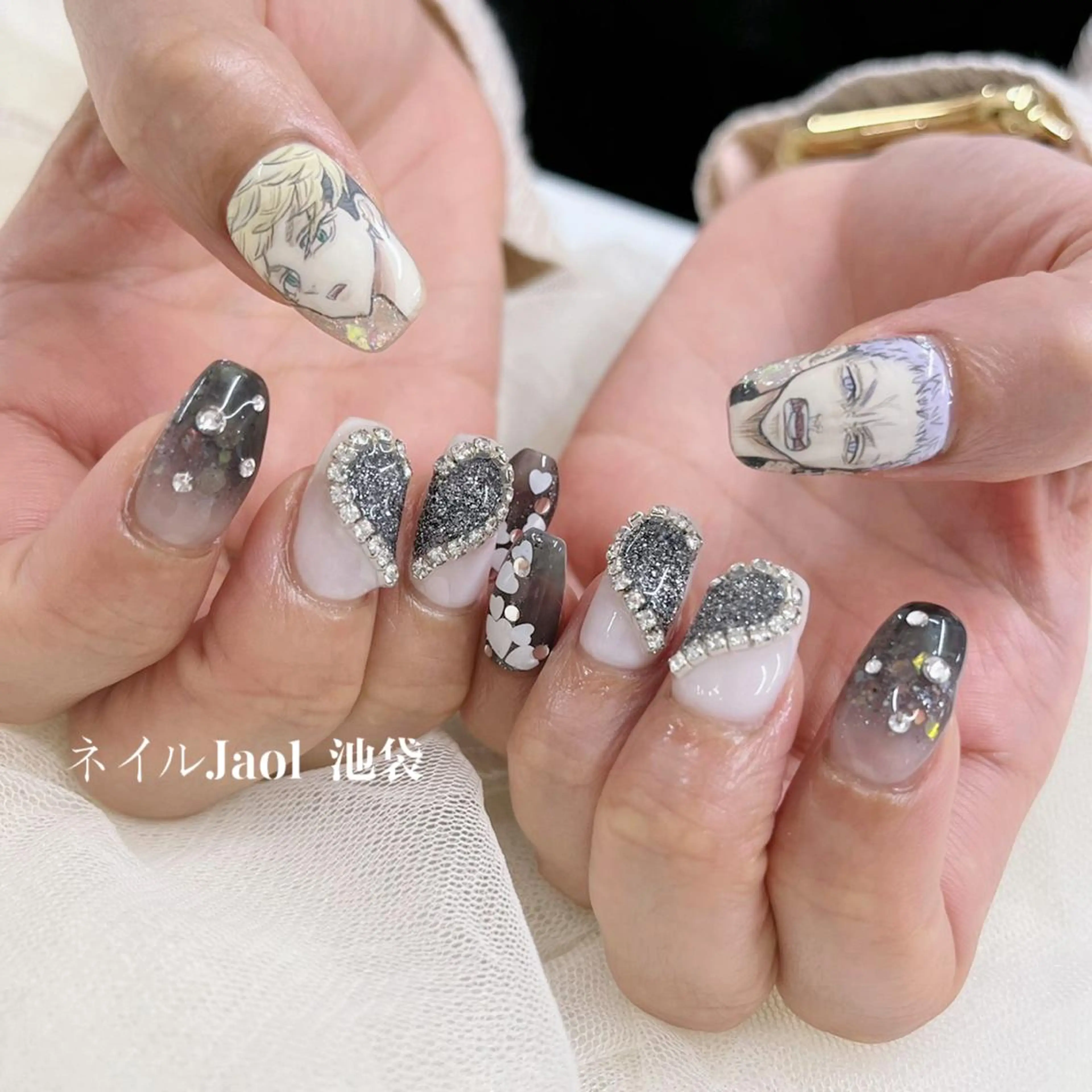 ミディアム nail jaol池袋店所属・ネイルJaol 池袋のネイルデザイン