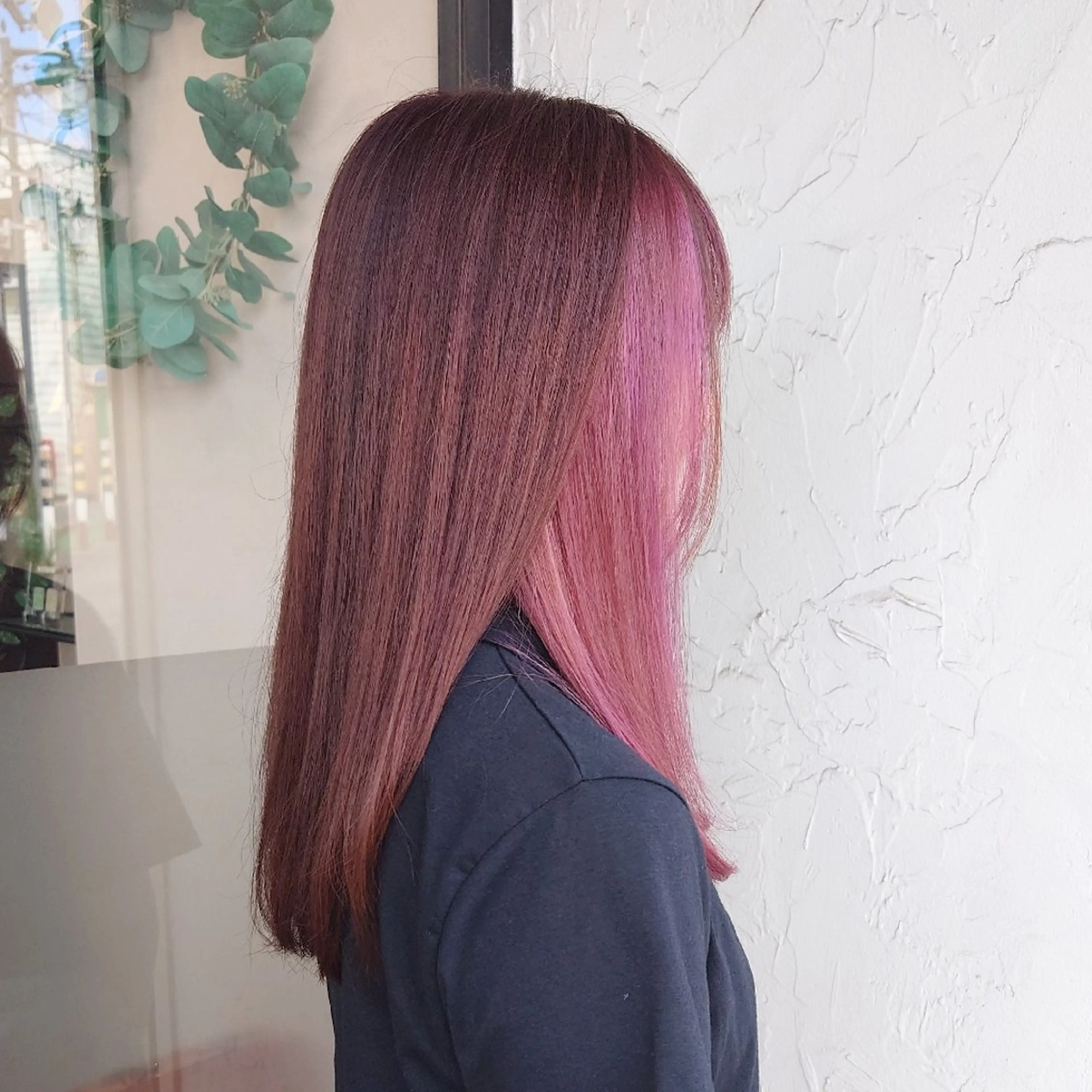 セミロング ヘアカラー 鈴木 いづみのヘアスタイル