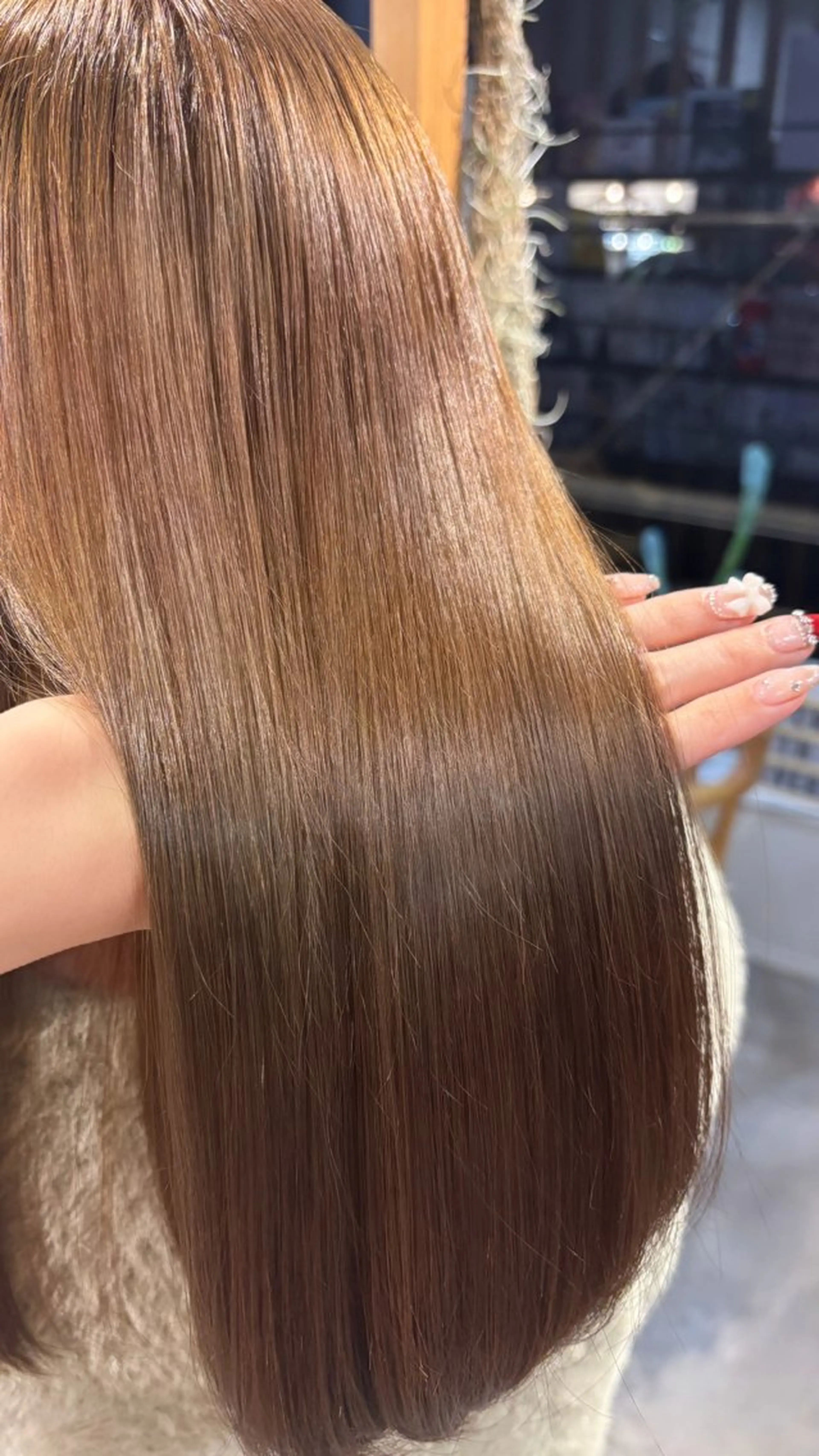 ロング カラー ヘアカラー 🎀暖色カラー🎀 airi♡のヘアスタイル