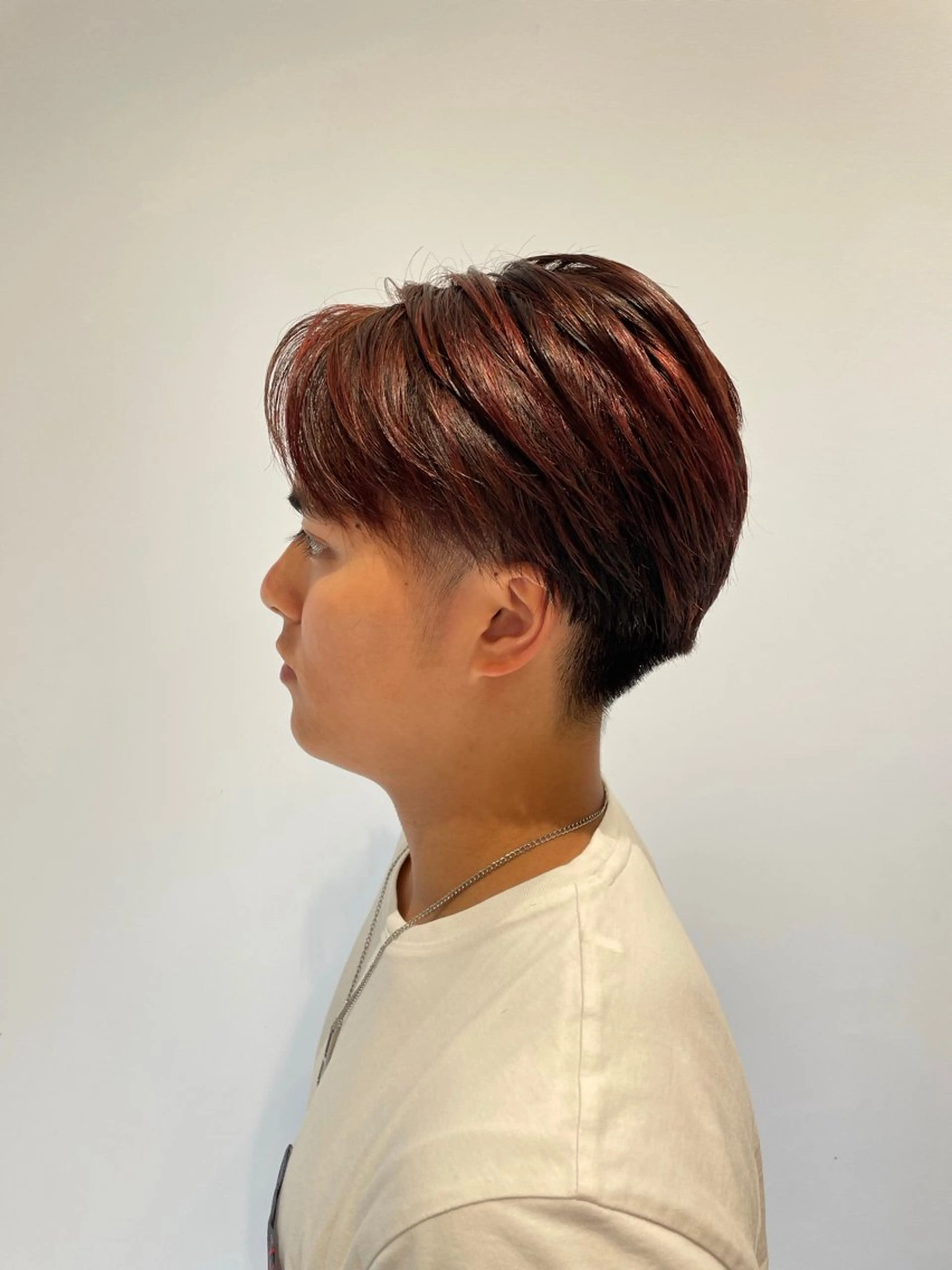 ショート カラー パーマ ヘアアレンジ メンズ カット 縮毛矯正 ✨韓国レイヤー/ 髪質改善✨　冨永剛のヘアスタイル