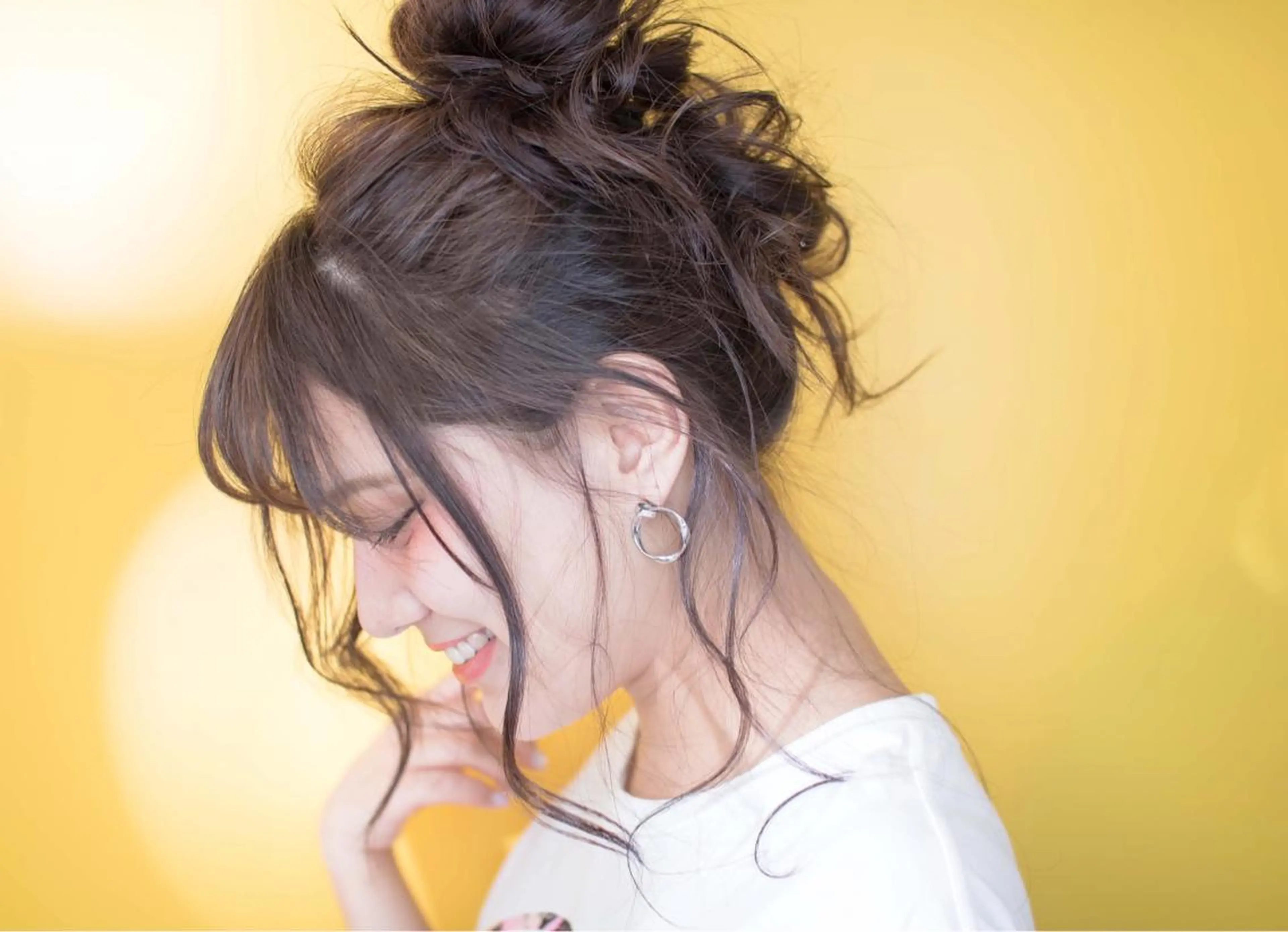 セミロング ヘアセット omocha hair salon所属・大嶋 伸吾のヘアスタイル