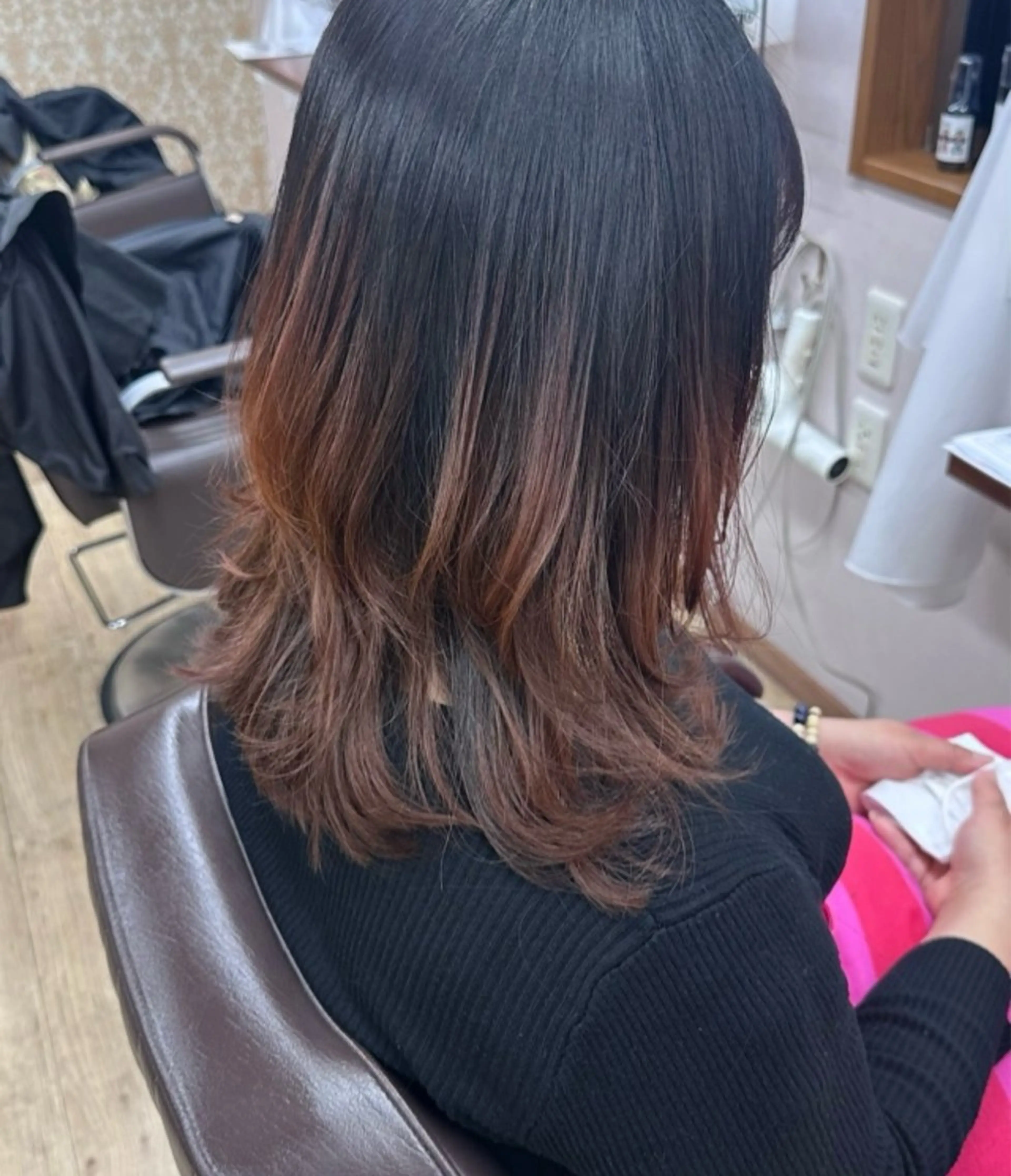 ロング レイヤーカット saya kaのヘアスタイル