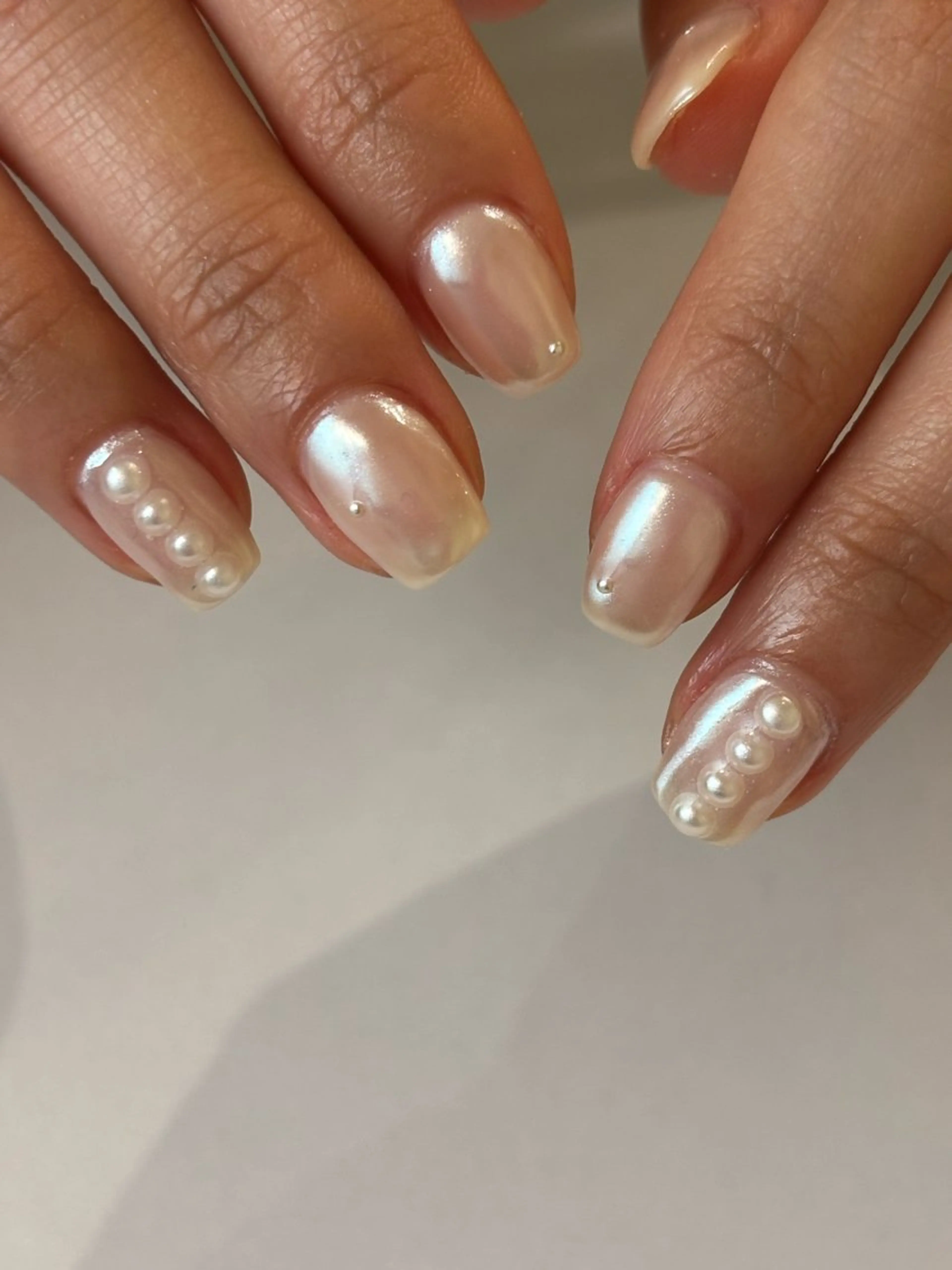 ネイル オーロラネイル ハンドネイル Ann. nail.tokyo所属・Ann nailのネイルデザイン