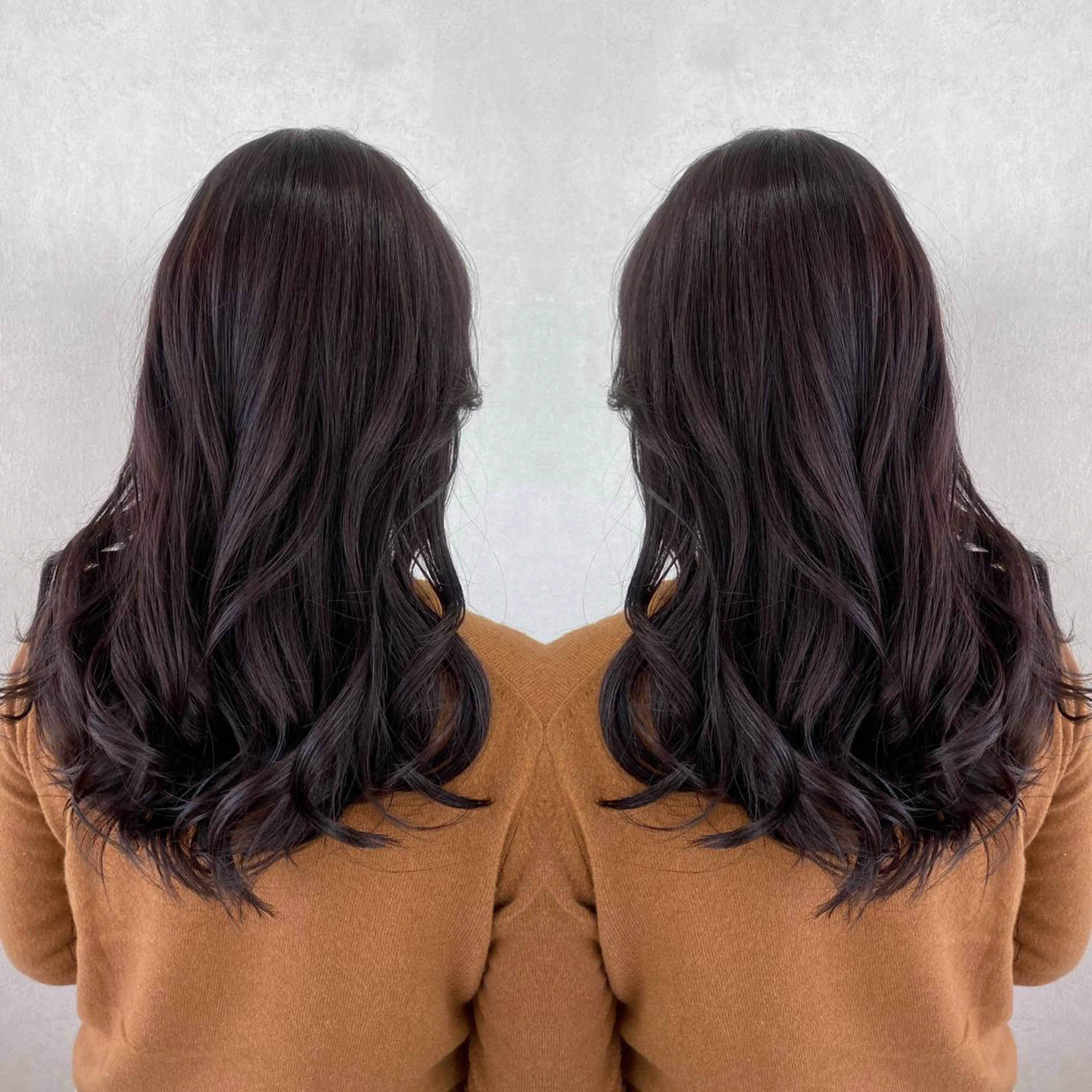 ロング カラー カット トリートメント tocca 💜石田愛結💜のヘアスタイル