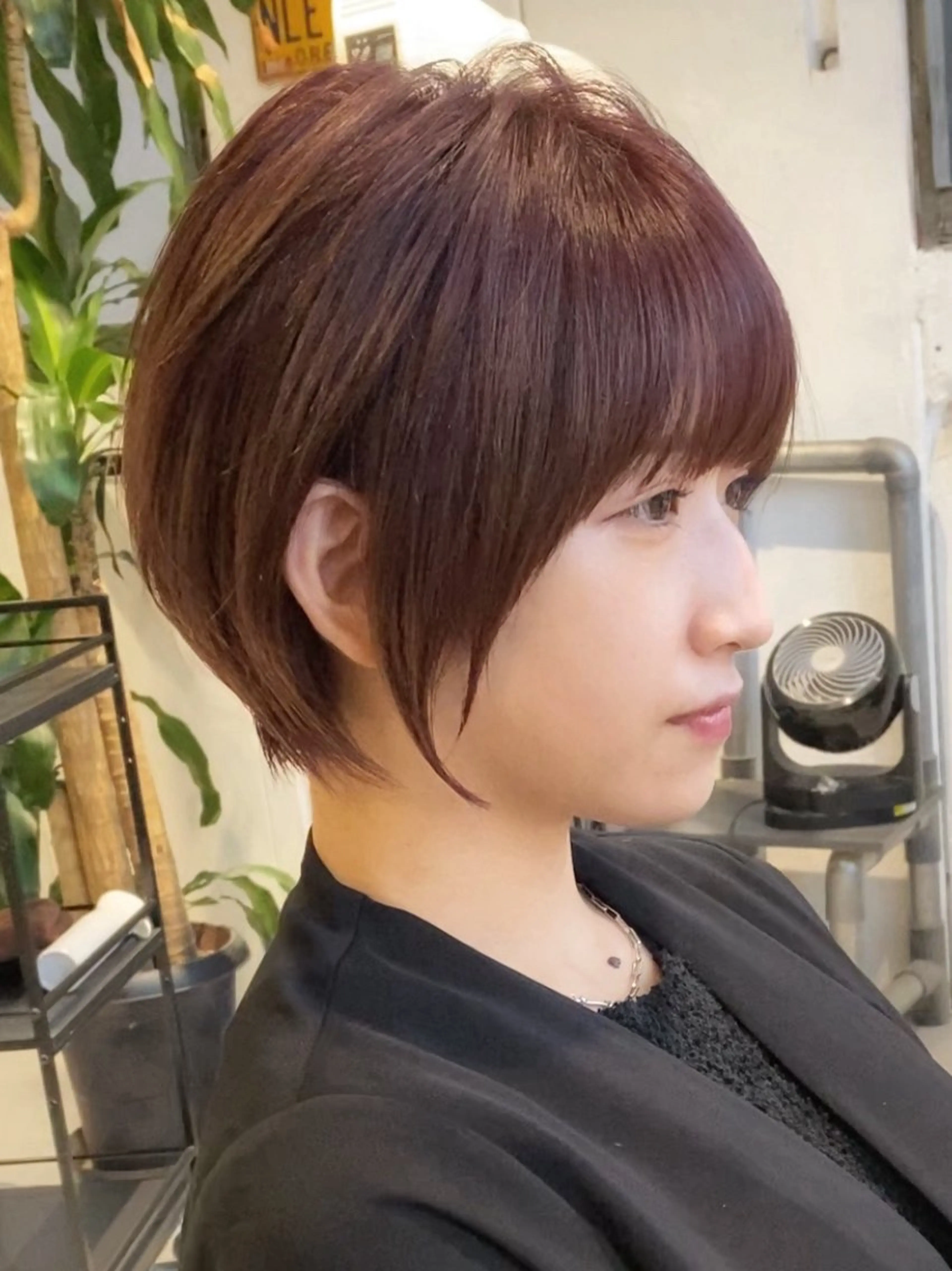 ショート カラー ショートボブ ハンサムショート 丸みショート ハイライトカラー ボブ ショート/ハイライト /白髪ぼかし🌿松本のヘアスタイル