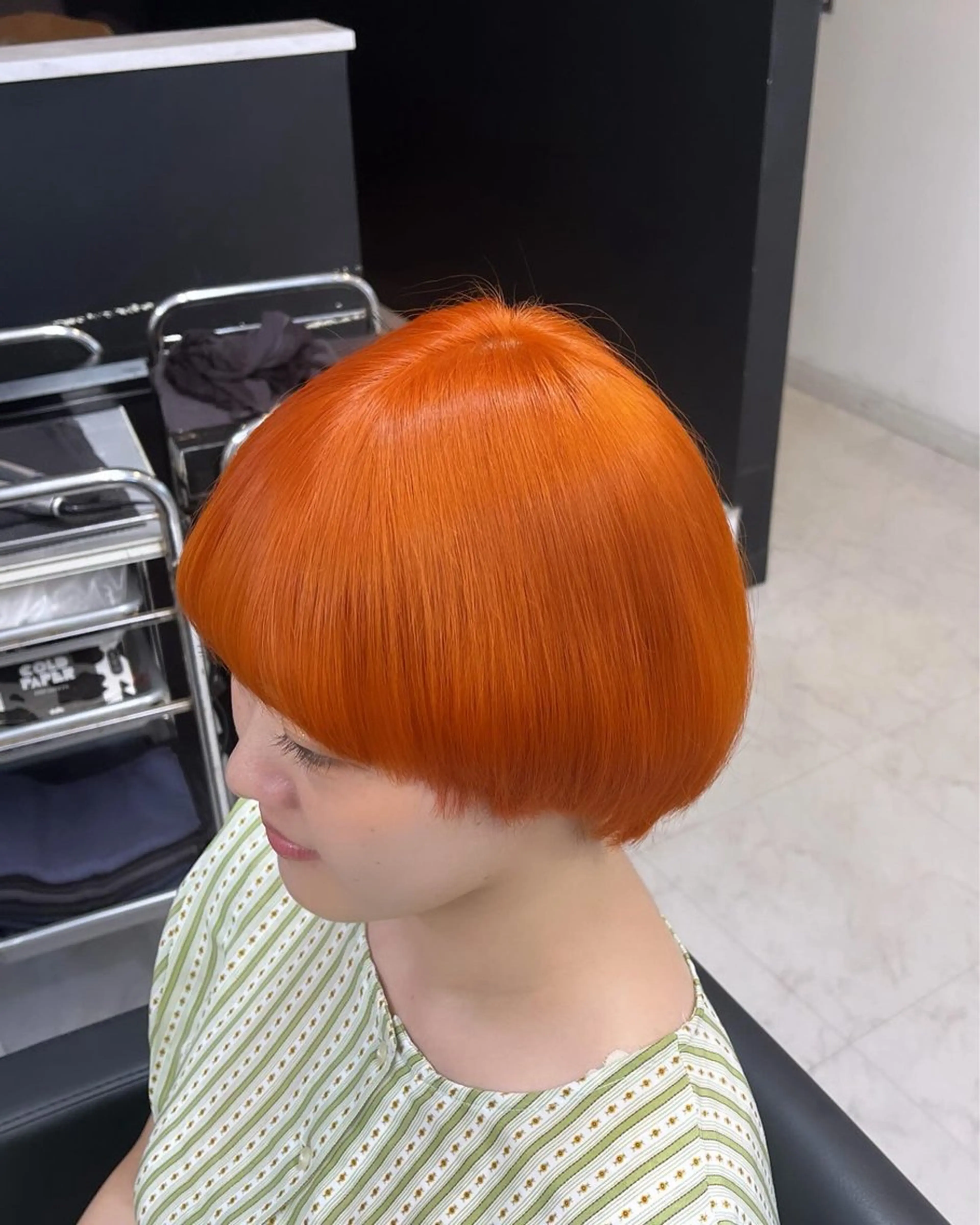 ショート カラー 髪質改善×韓国 レイヤー ひかるのヘアスタイル