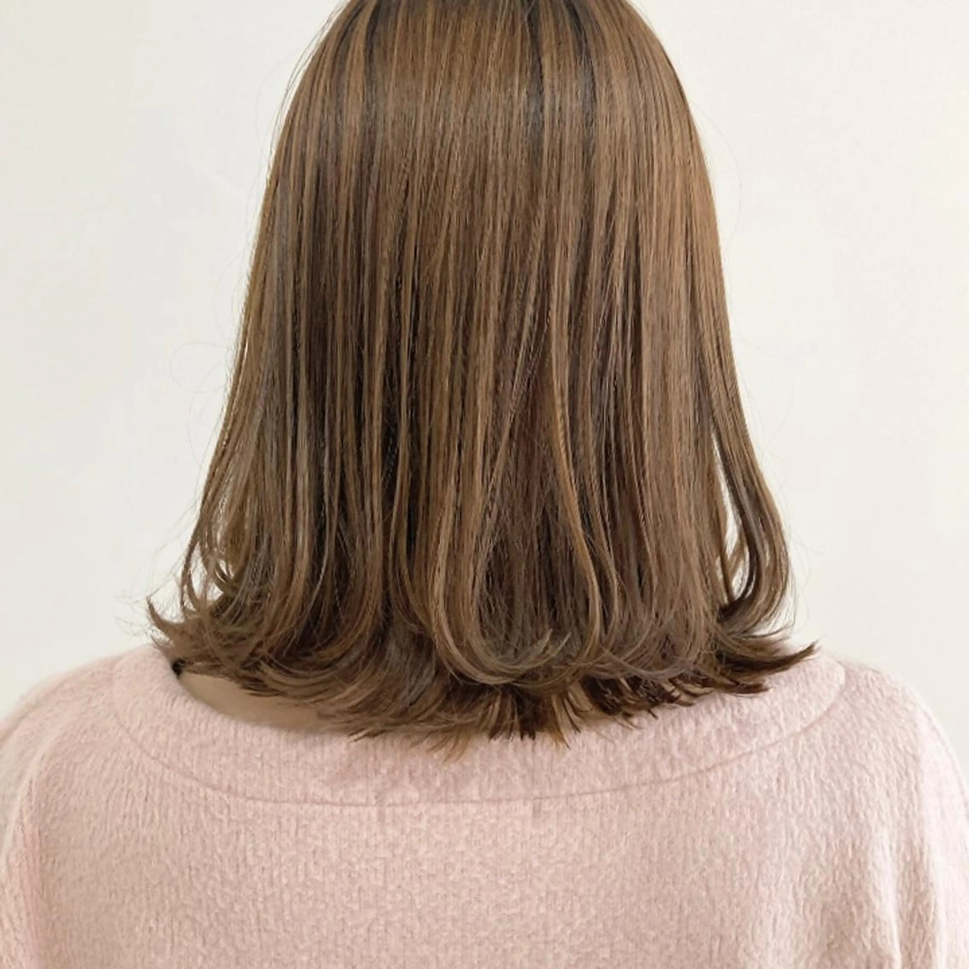 ミディアム カラー お洒落パーマ/ 艶カラー/michiのヘアスタイル