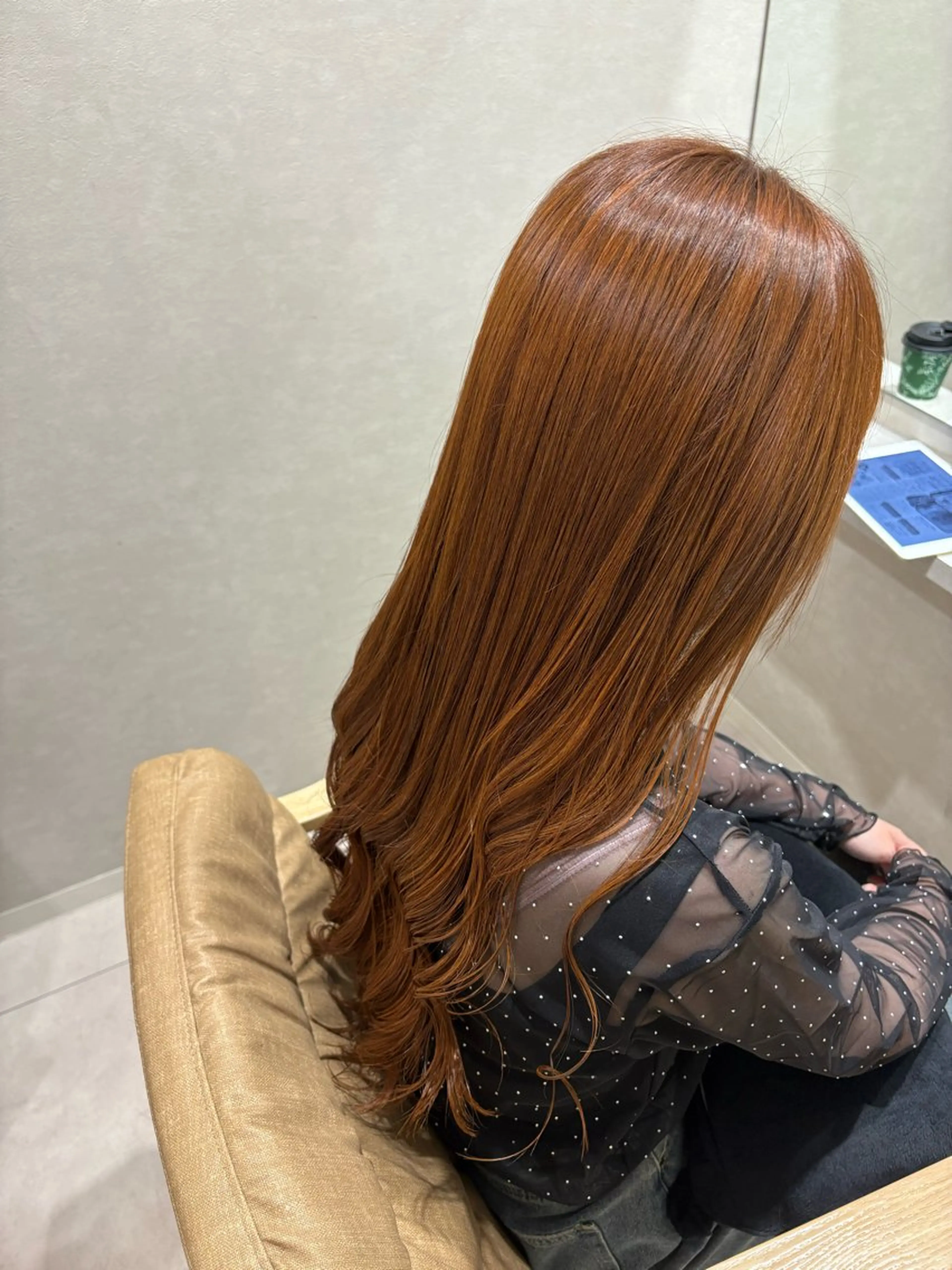 ロング カラー ヘアカラー 💜N°大分 三浦　髪質改善💜のヘアスタイル