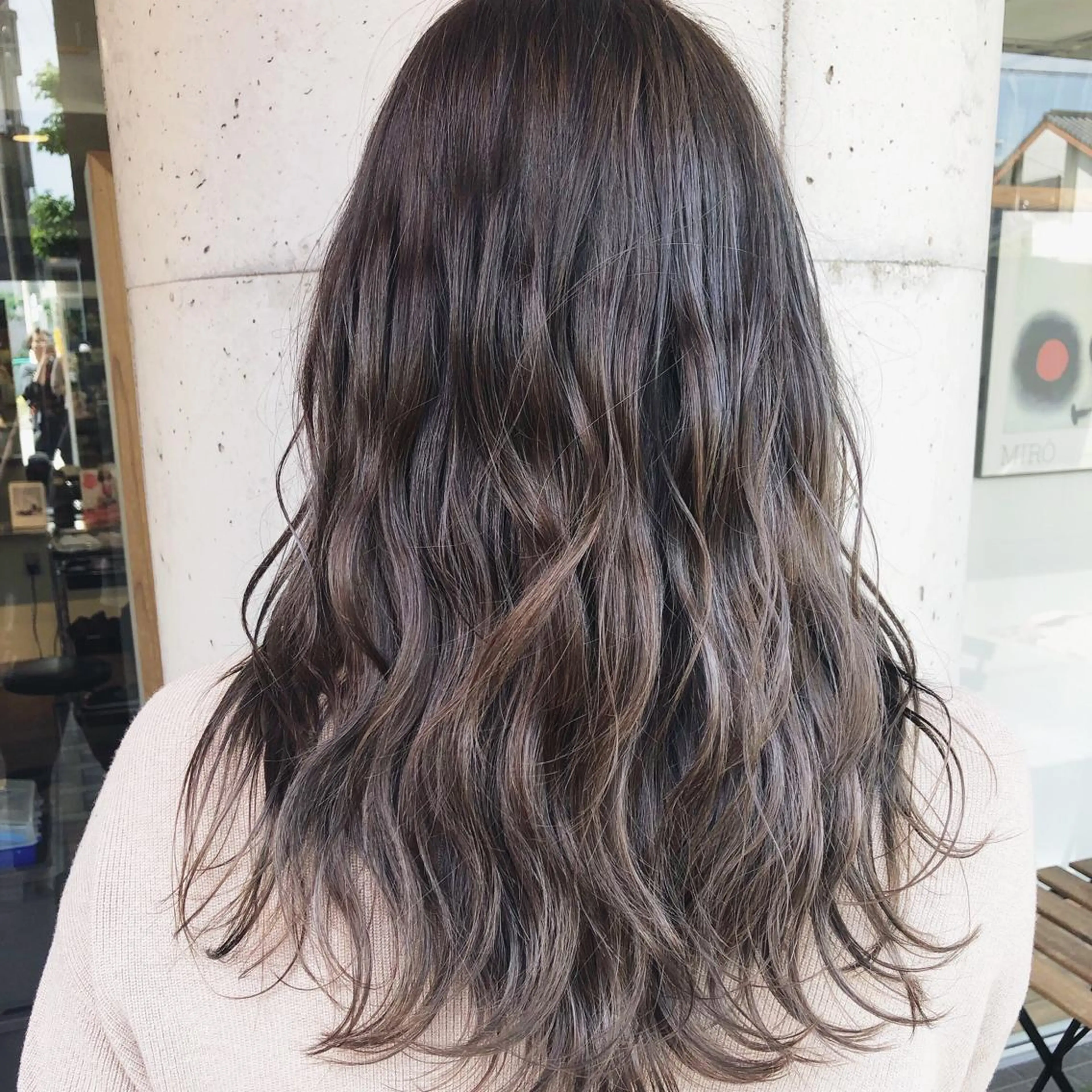 セミロング SALOWIN並木所属・韓国ヘア🇰🇷 有田裕也のヘアスタイル