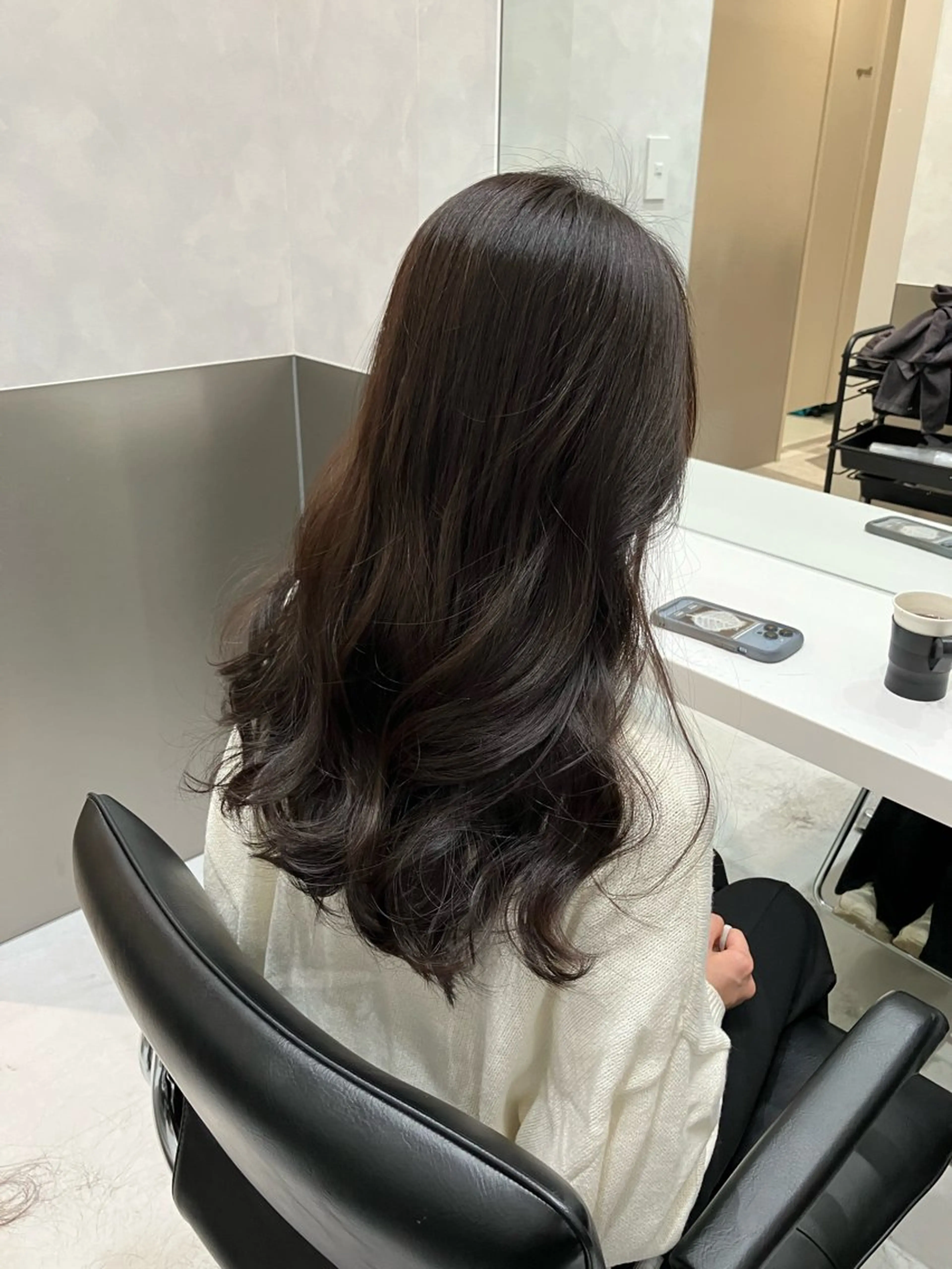 ロング カラー カット ヘアカラー トリートメント GO TODAY SHAIRE SALON原宿vita店舗所属・🩷完全マンツーマン 💖ASAHIのヘアスタイル