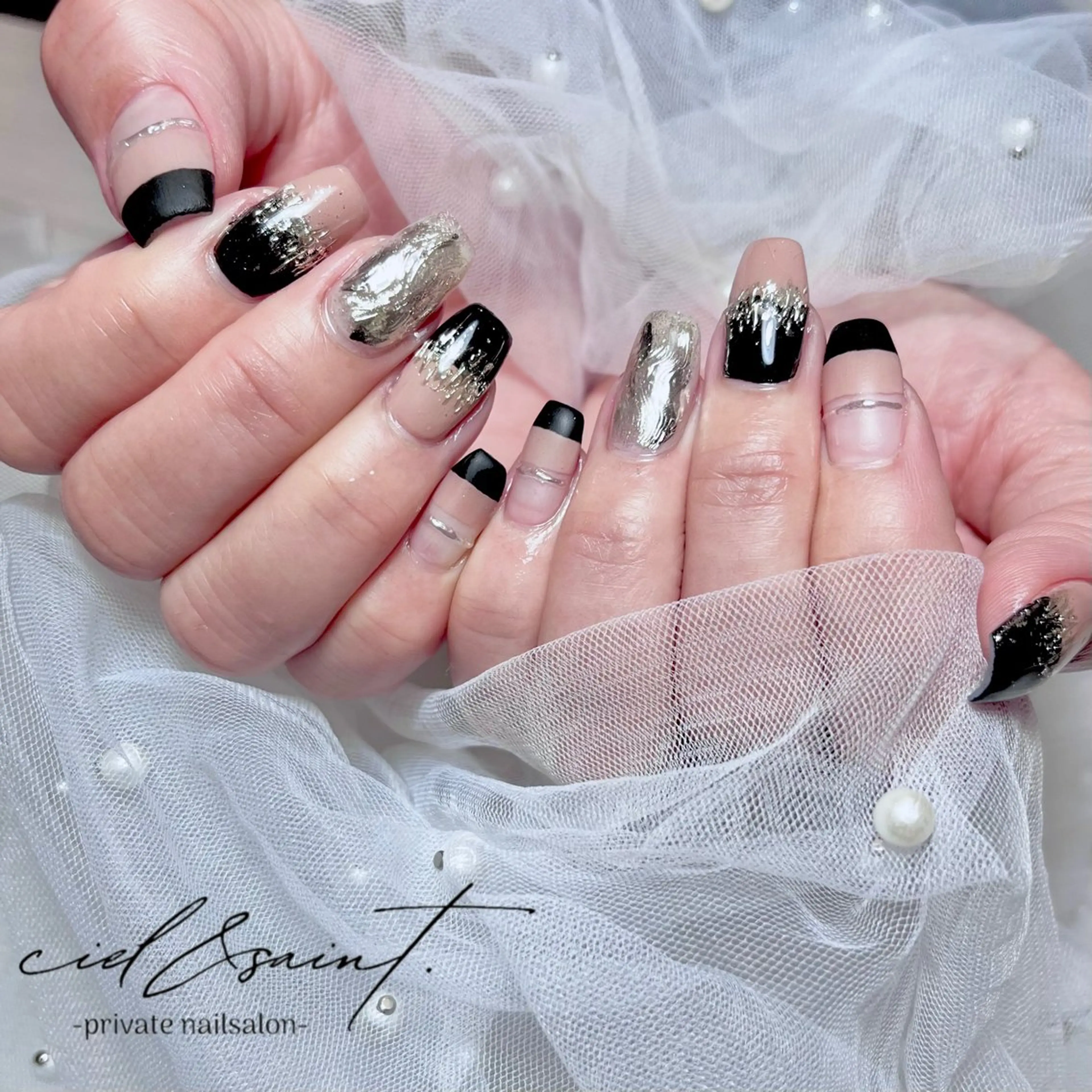 ネイル ハンドネイル nail salon ciel&saintのネイルデザイン