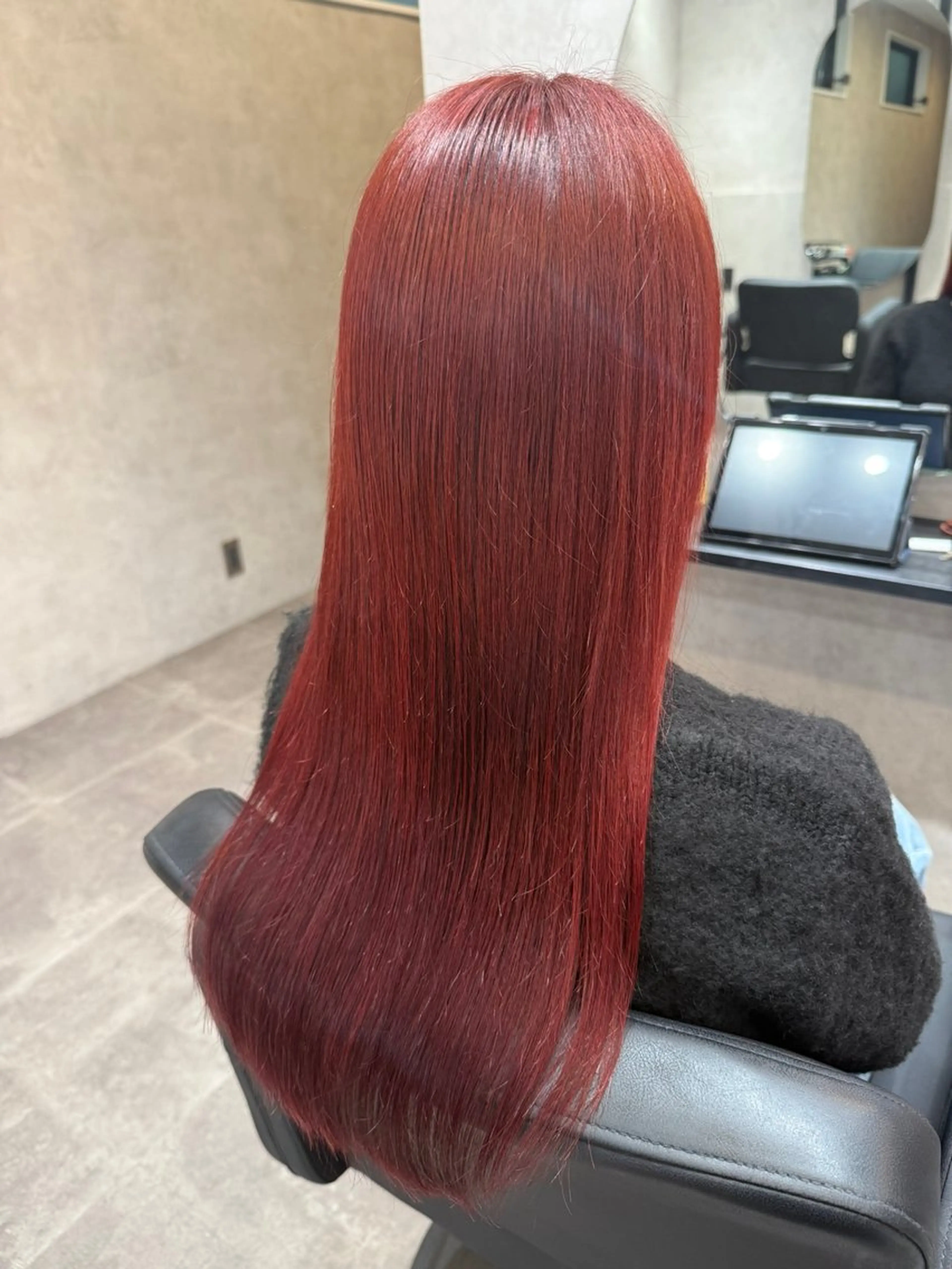 ロング カラー カット ヘアカラー トリートメント 喜多　香織 【Agu 屋島】のヘアスタイル