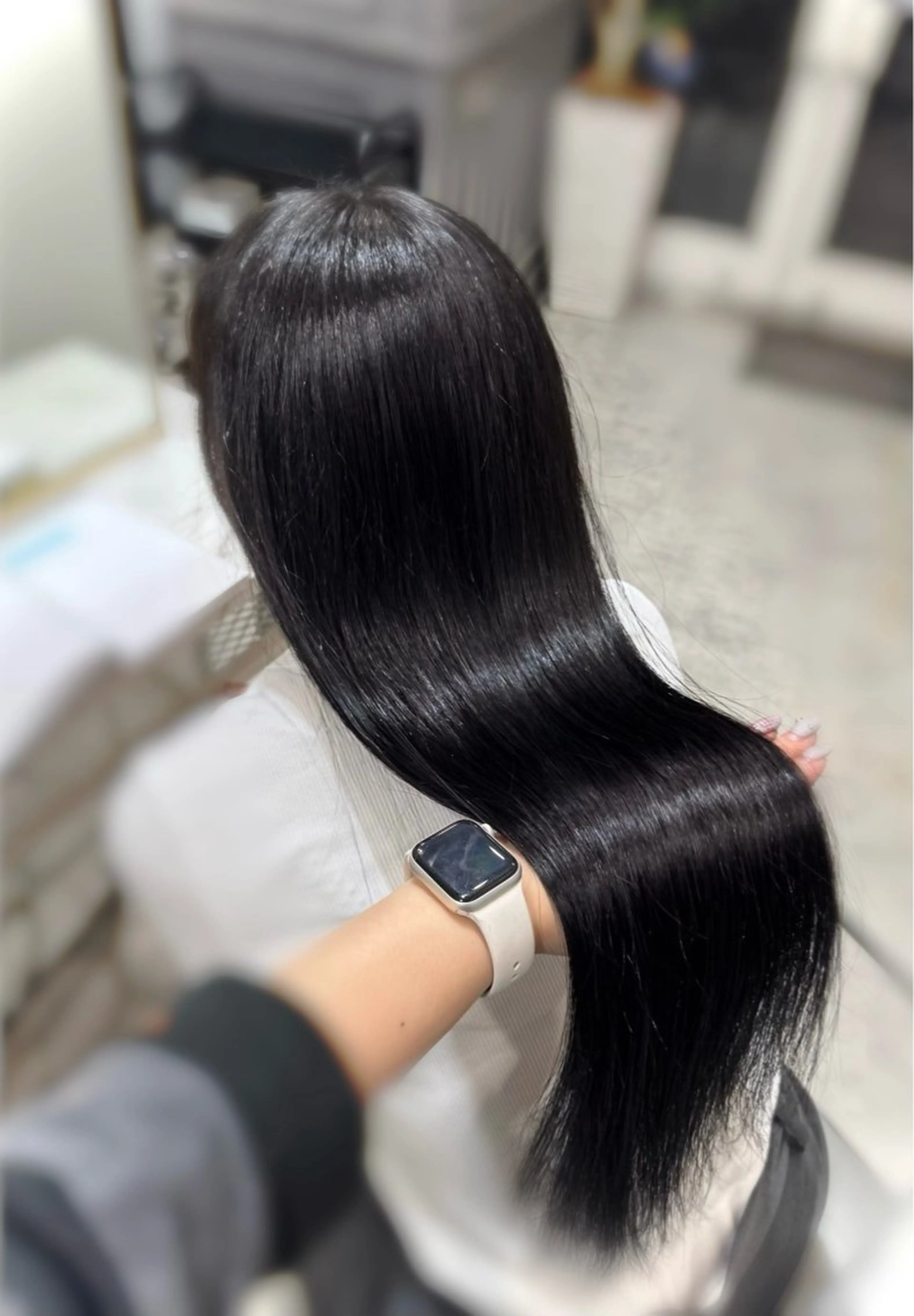 ロング ヘアカラー トリートメント ヘアセット Sakura❤︎/ 透明感カラーのヘアスタイル