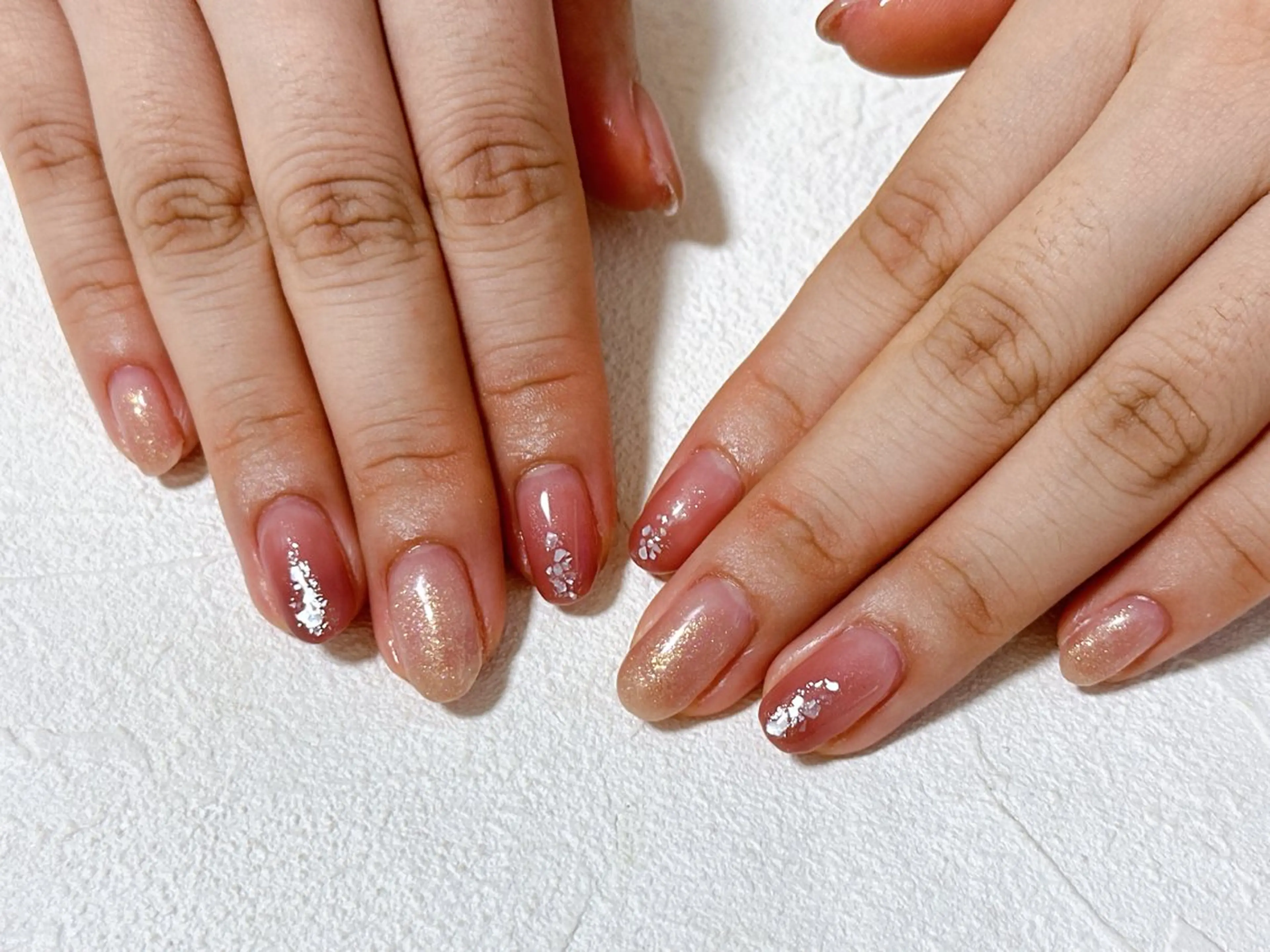 ネイル オーロラネイル フットネイル フレンチネイル ジェルネイル マグネットネイル ハンドネイル Mogu nail 二子玉川のネイルデザイン