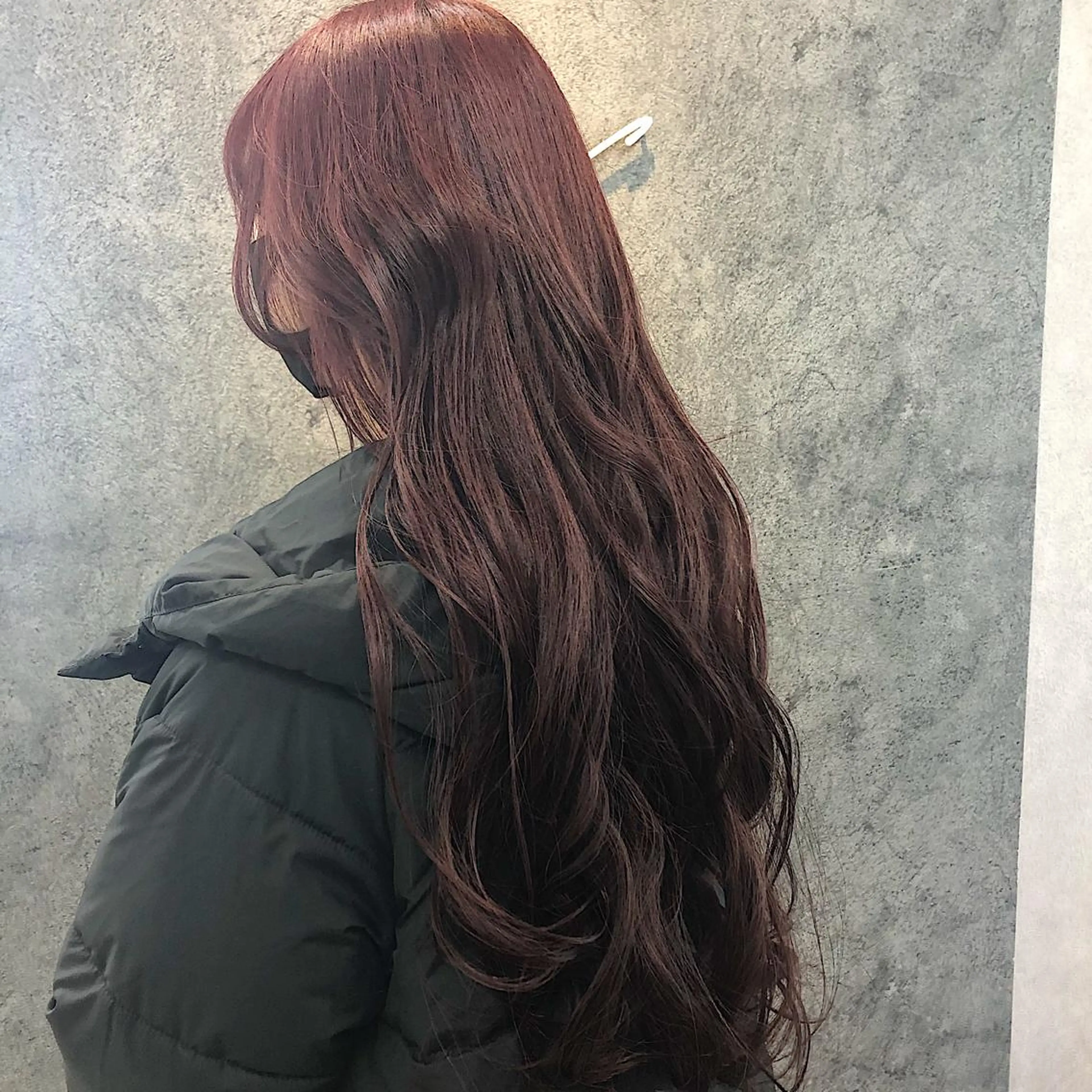 ロング ヘアカラー トリートメント 所渉/韓国レイヤー /ウルフカットのヘアスタイル