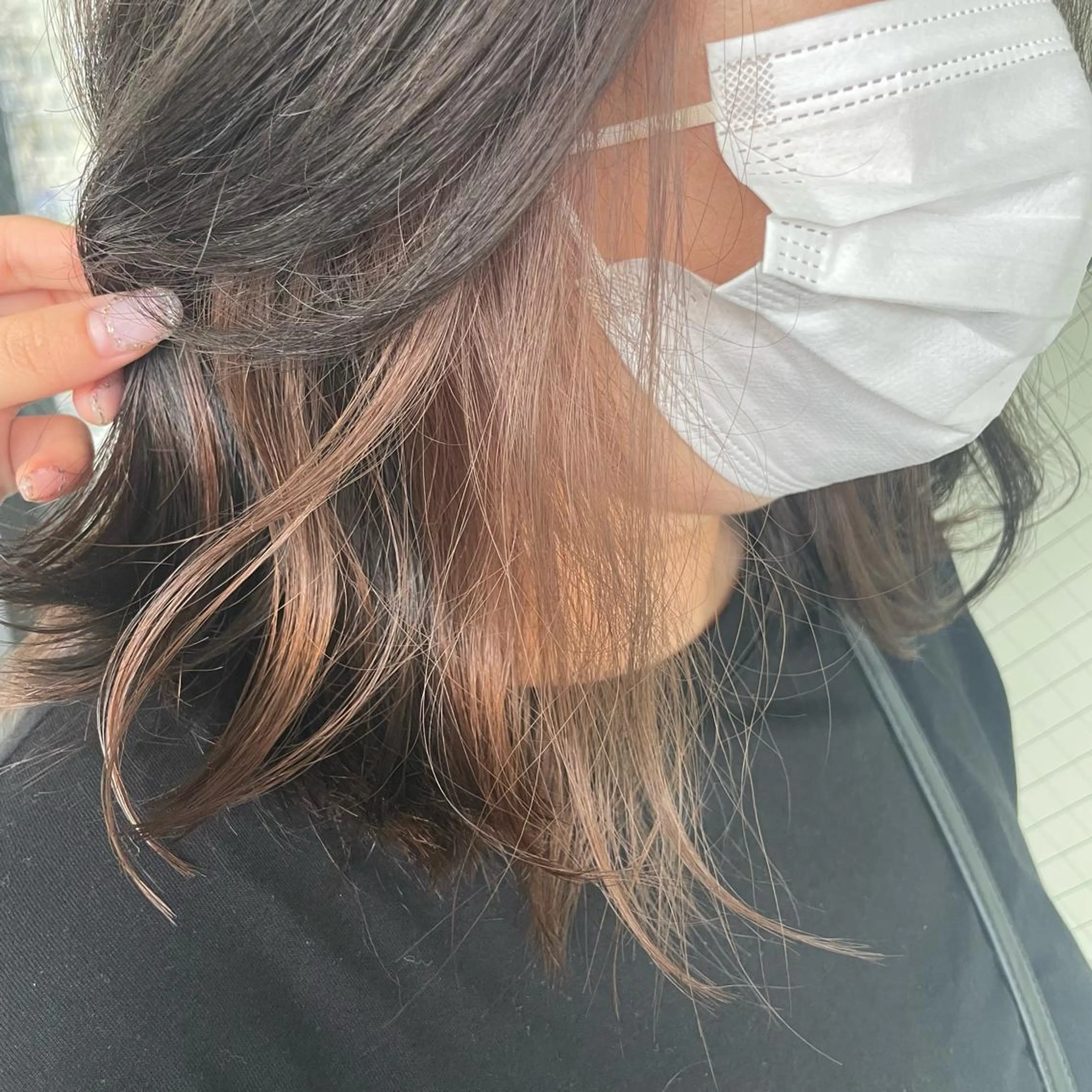 ミディアム カット ヘアカラー トリートメント 艶髪/巻ける縮毛矯正 /髪質改善naoのヘアスタイル