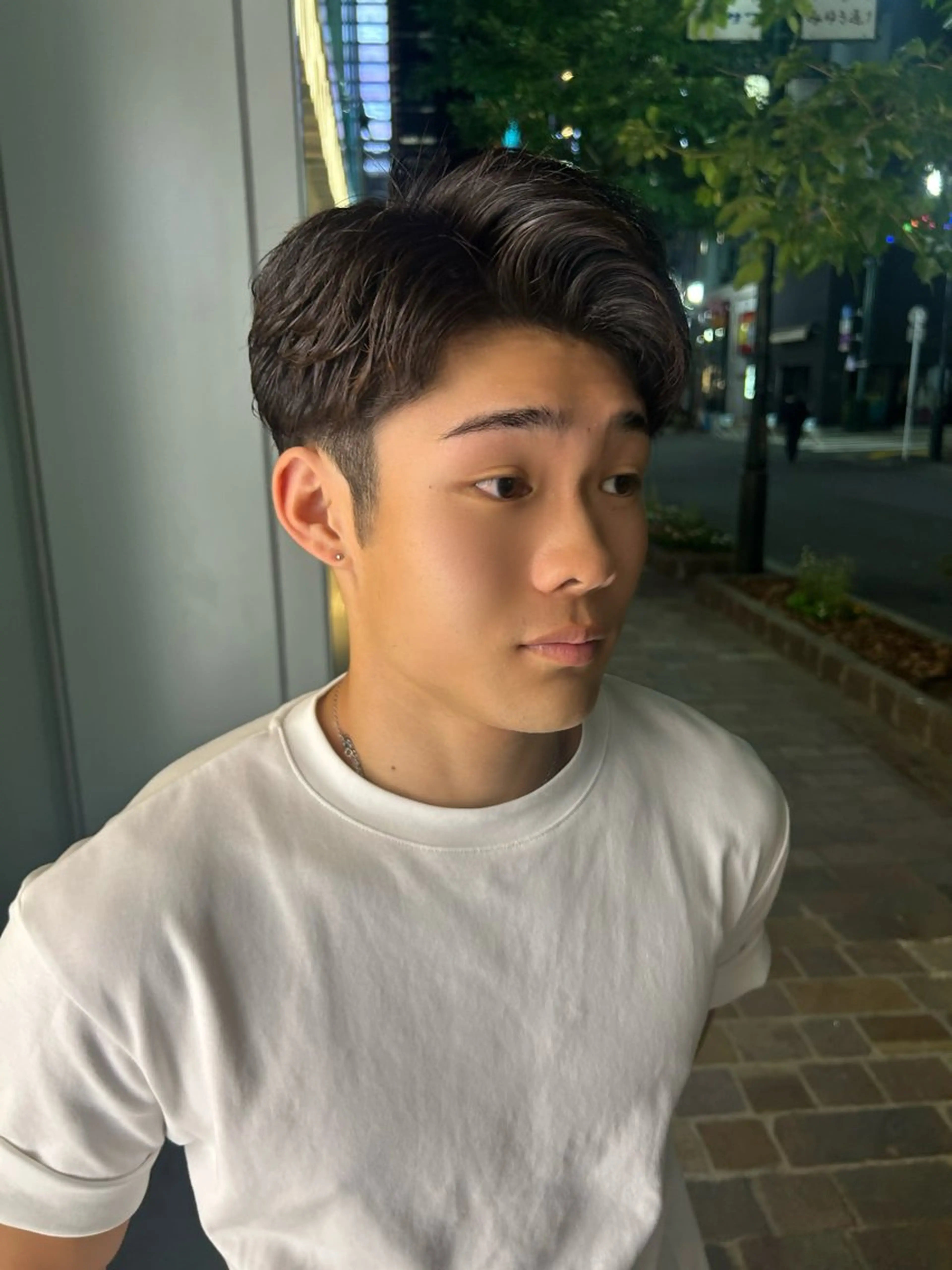 パーマ メンズ 中島 主貴のヘアスタイル