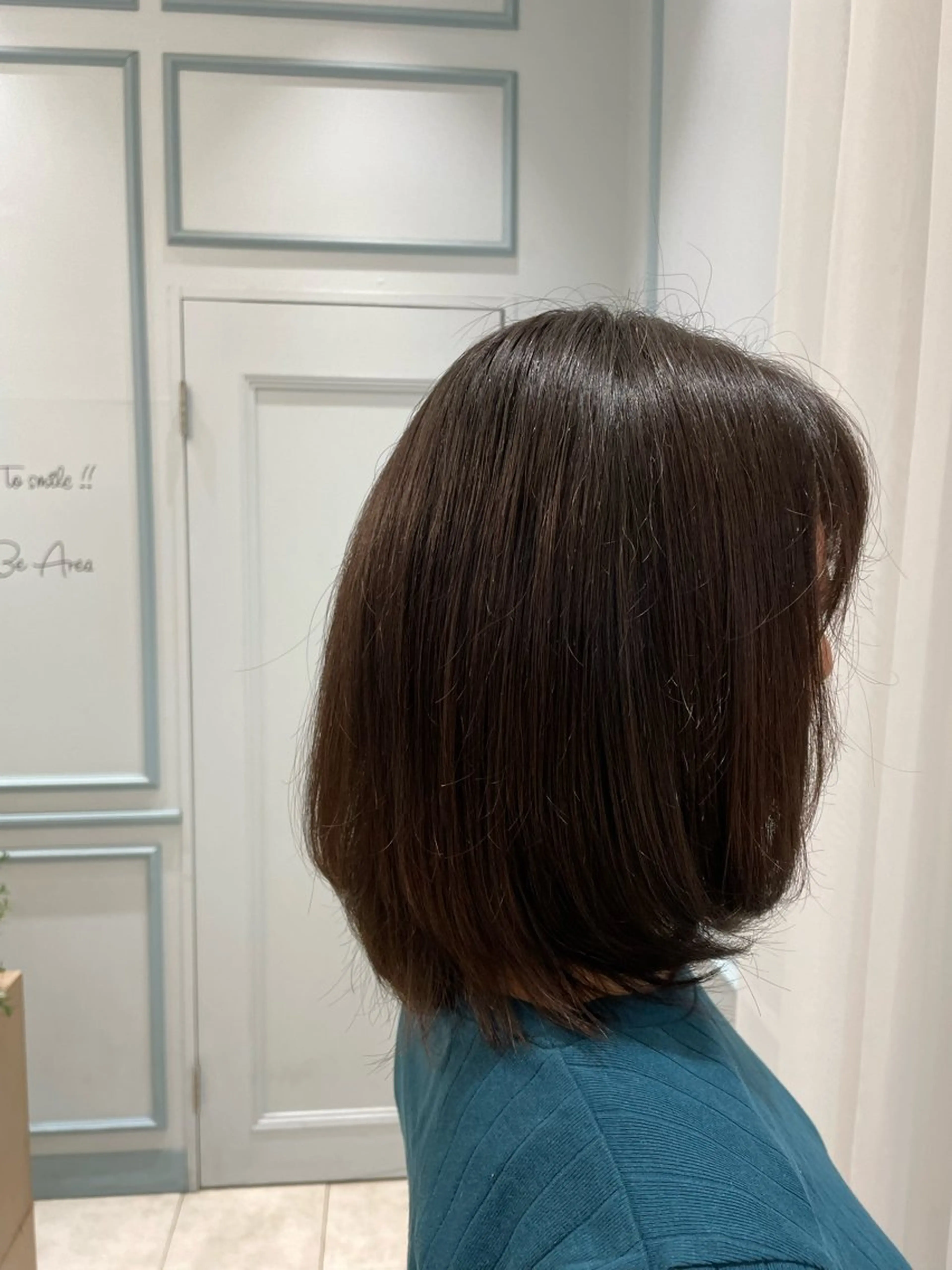 ミディアム レイヤーカット 永沼 美月のヘアスタイル