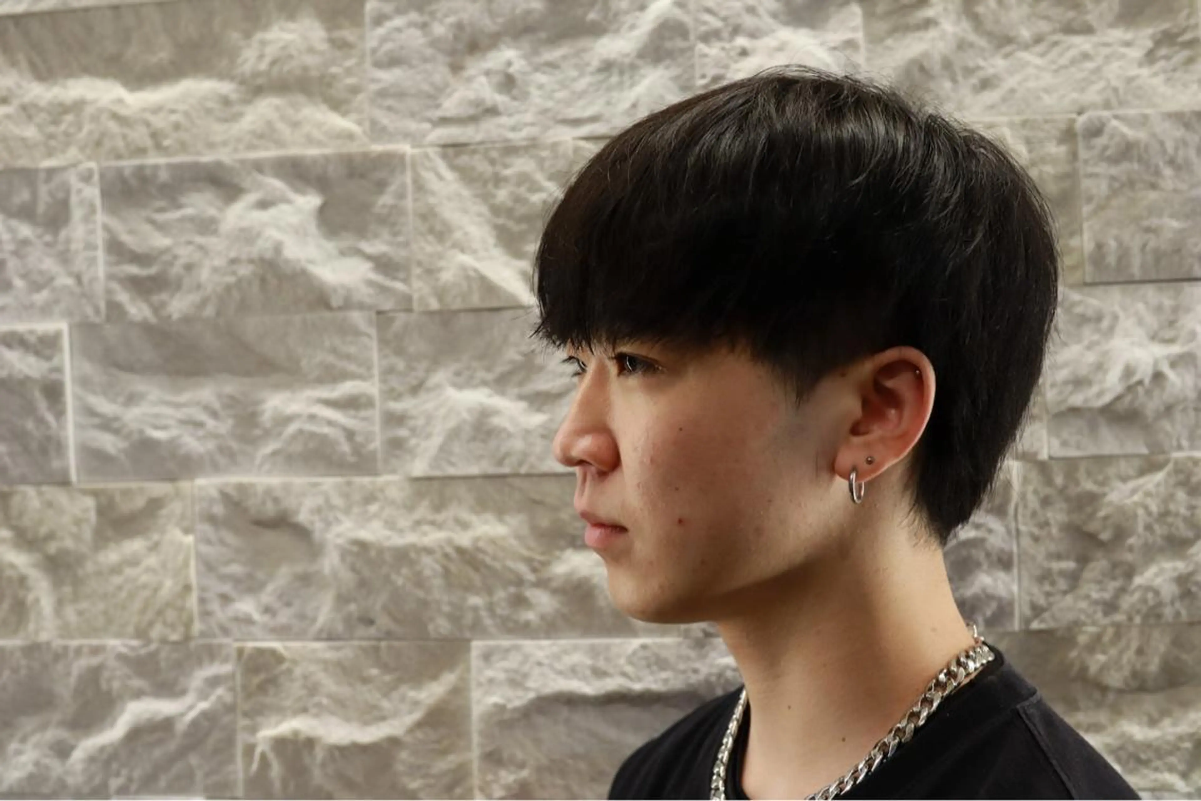 ショート メンズ マッシュ 福留 叶太のヘアスタイル
