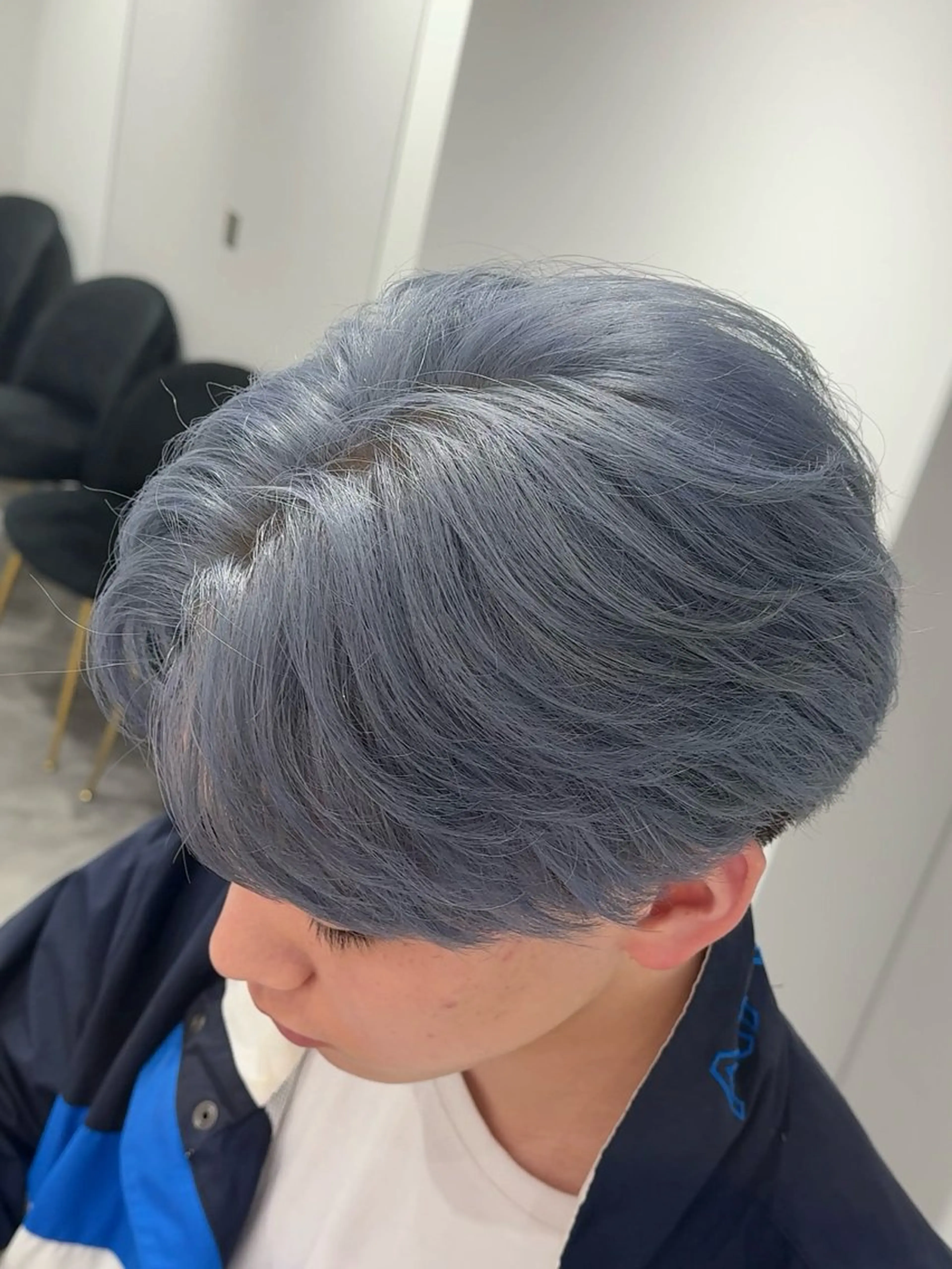 カラー メンズ カット ヘアカラー トリートメント メンズカット ‪‪/メッシュのヘアスタイル