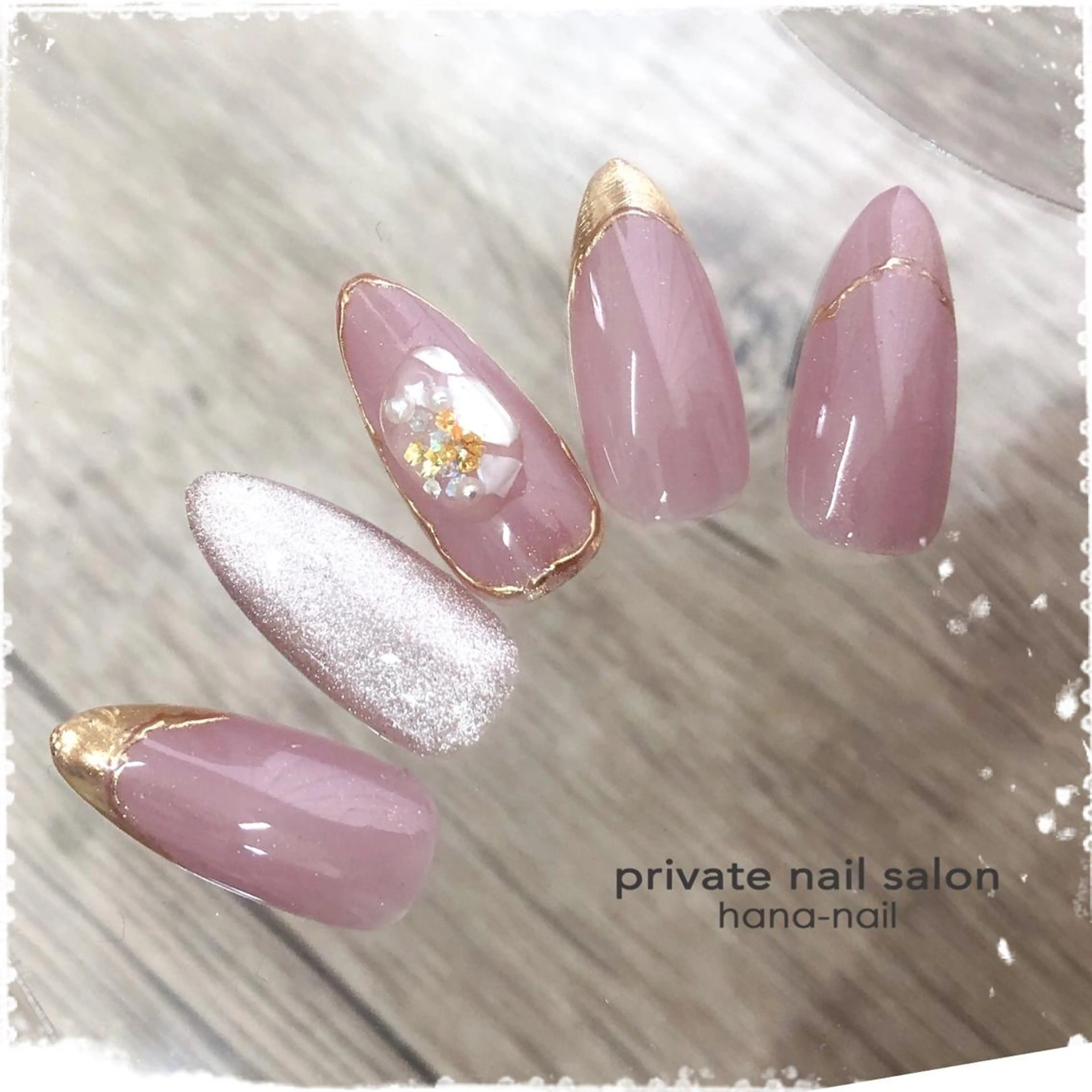 ネイル HANA-NAILハナネイル福山所属・Kao hana-nailのネイルデザイン