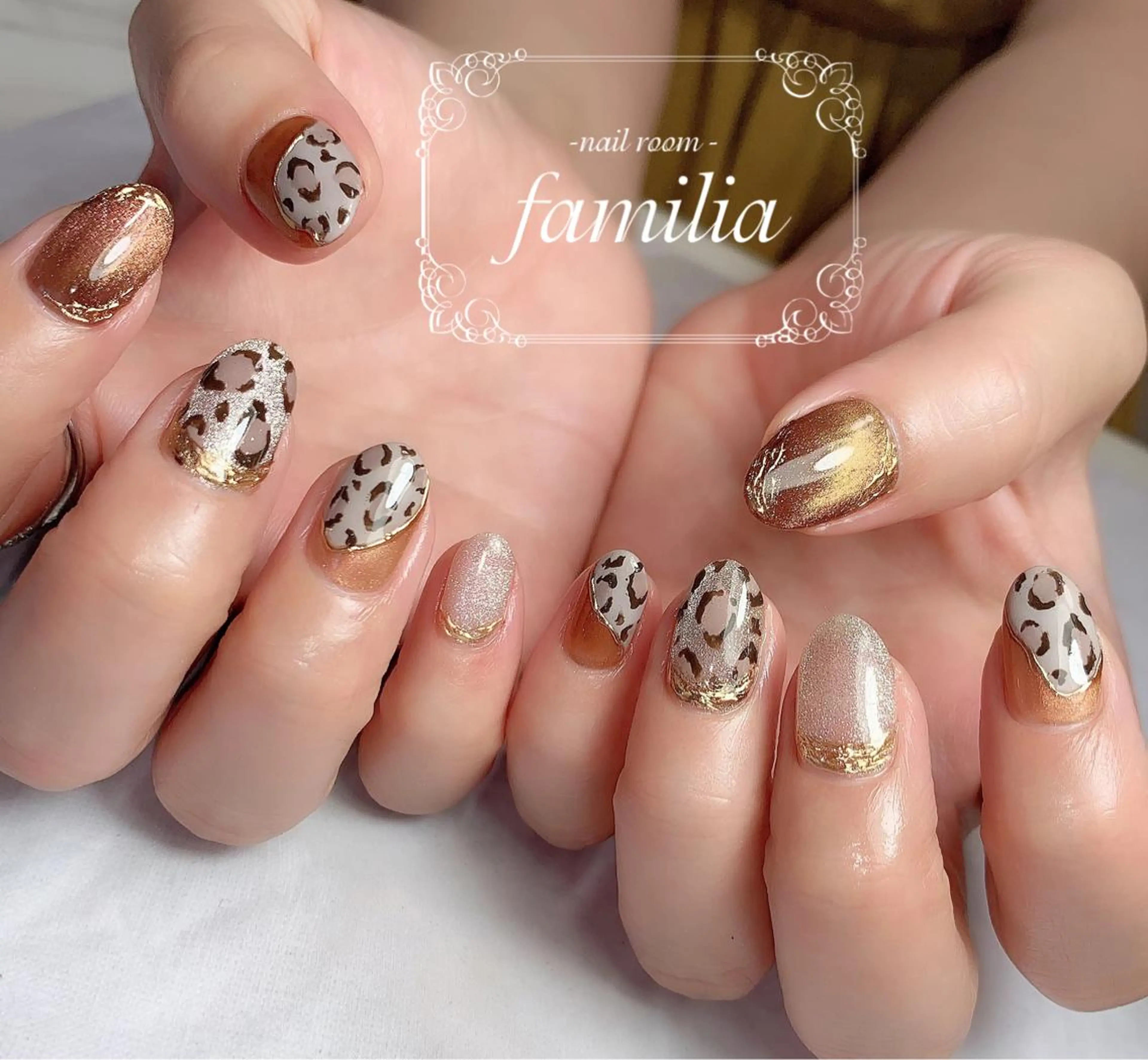 ネイル アートネイル マグネットネイル ミラーネイル ハンドネイル -nailroom- familiaのネイルデザイン