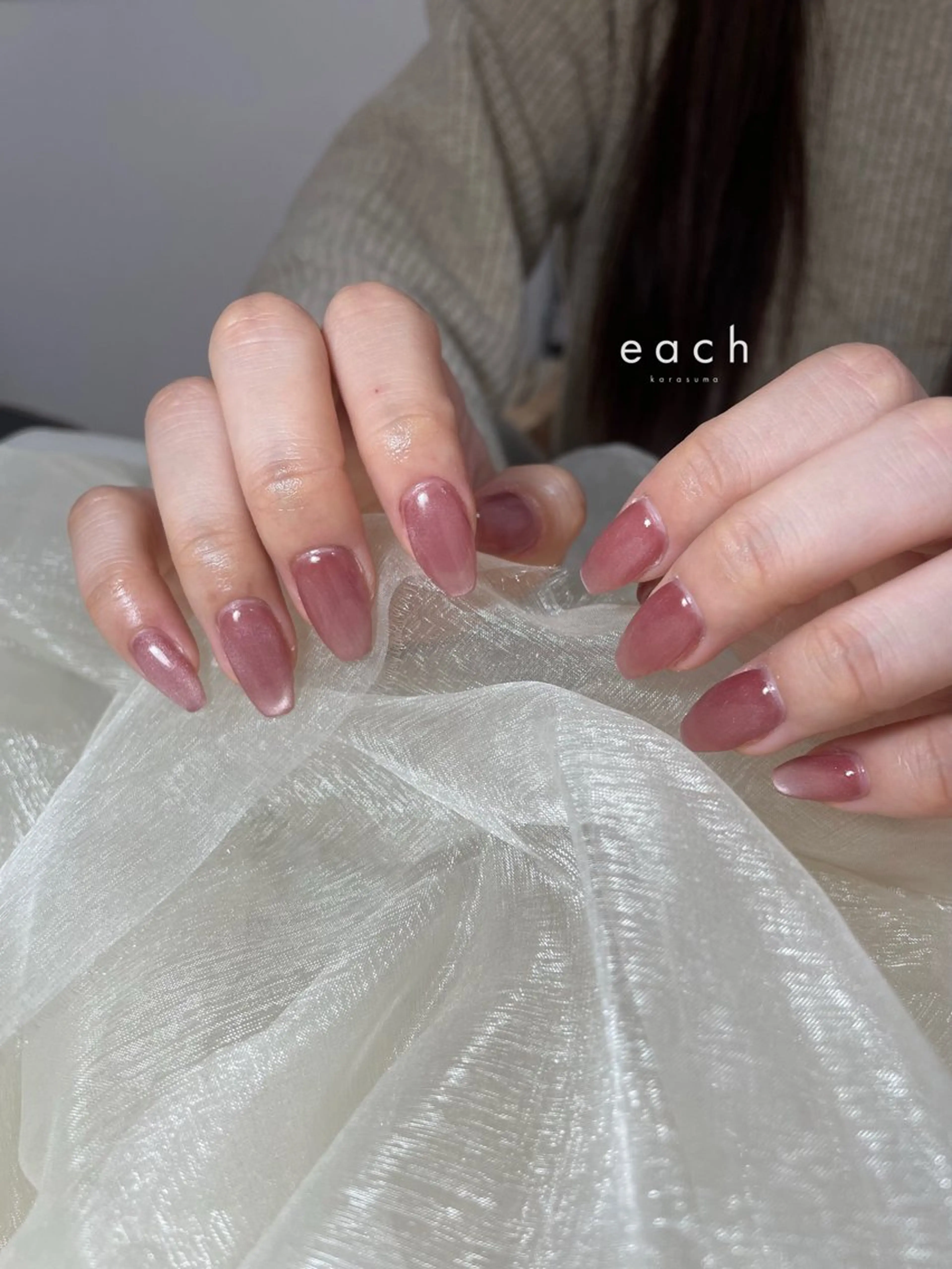 ネイル マグネットネイル ハンドネイル each lucaのネイルデザイン