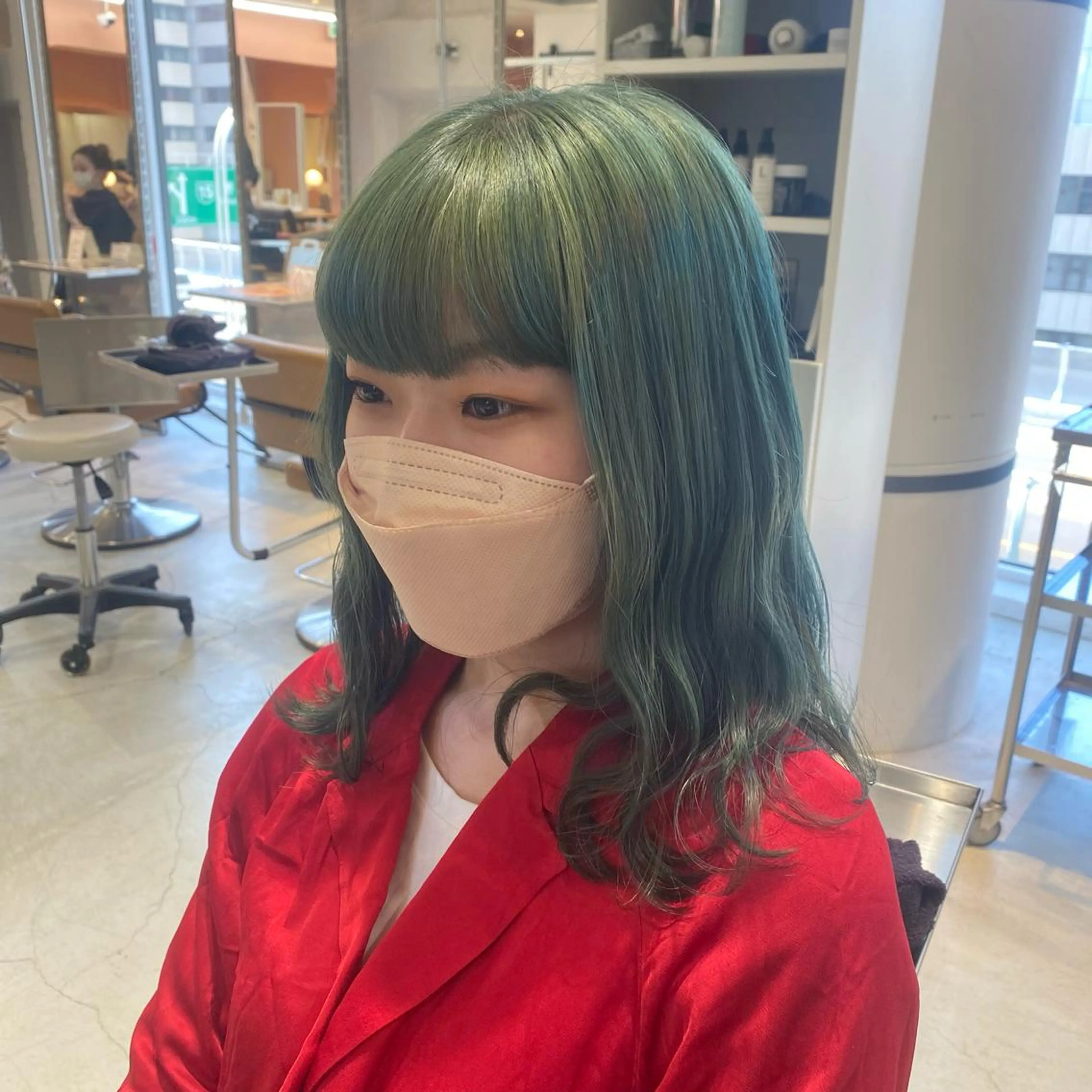 カラー ヘアカラー トリートメント 韓国・網紅 🦋HONOKA🦋のヘアスタイル