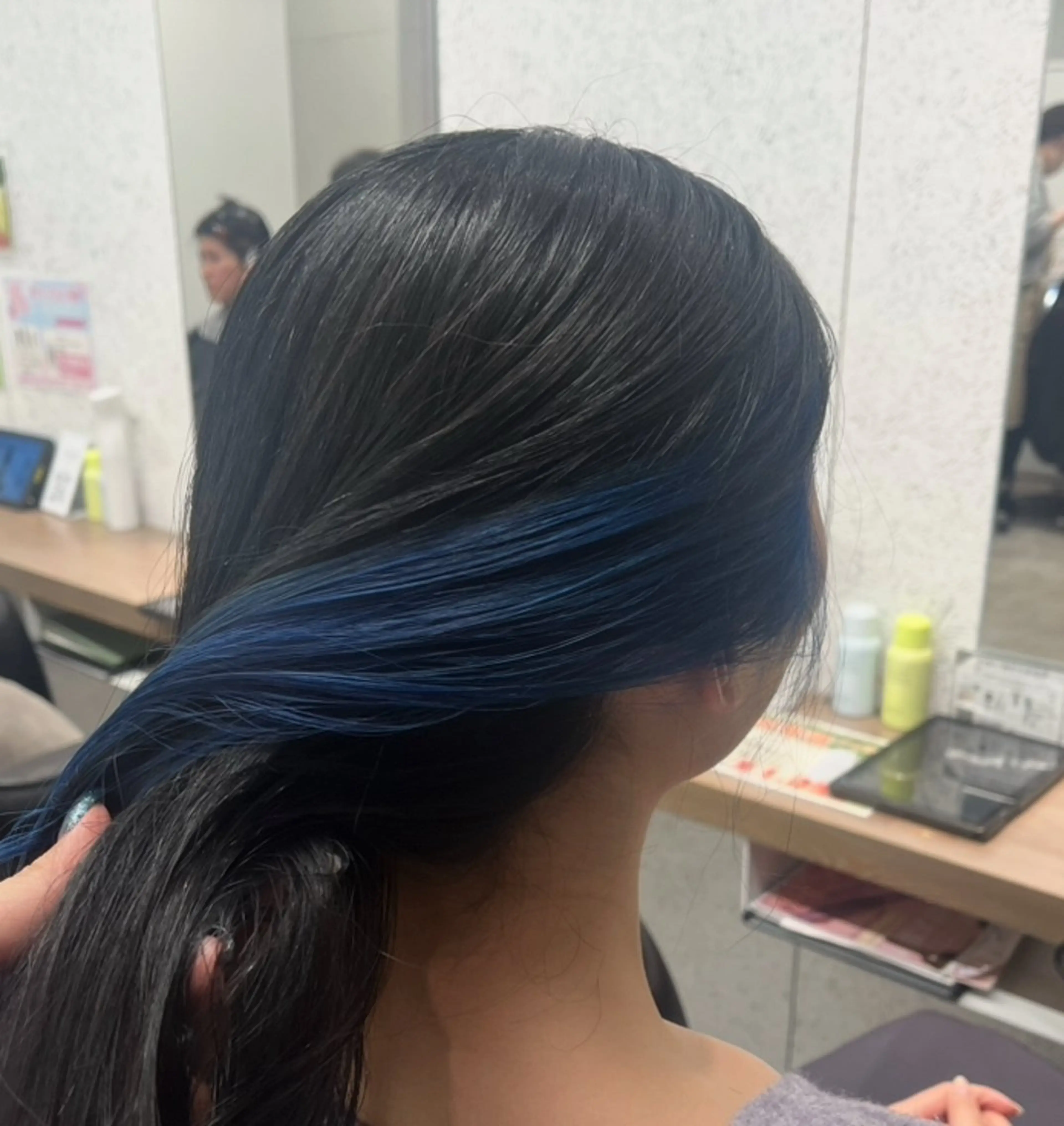 セミロング カラー ヘアアレンジ 🍓髪質改善カラー 🌈しんたに🐰のヘアスタイル