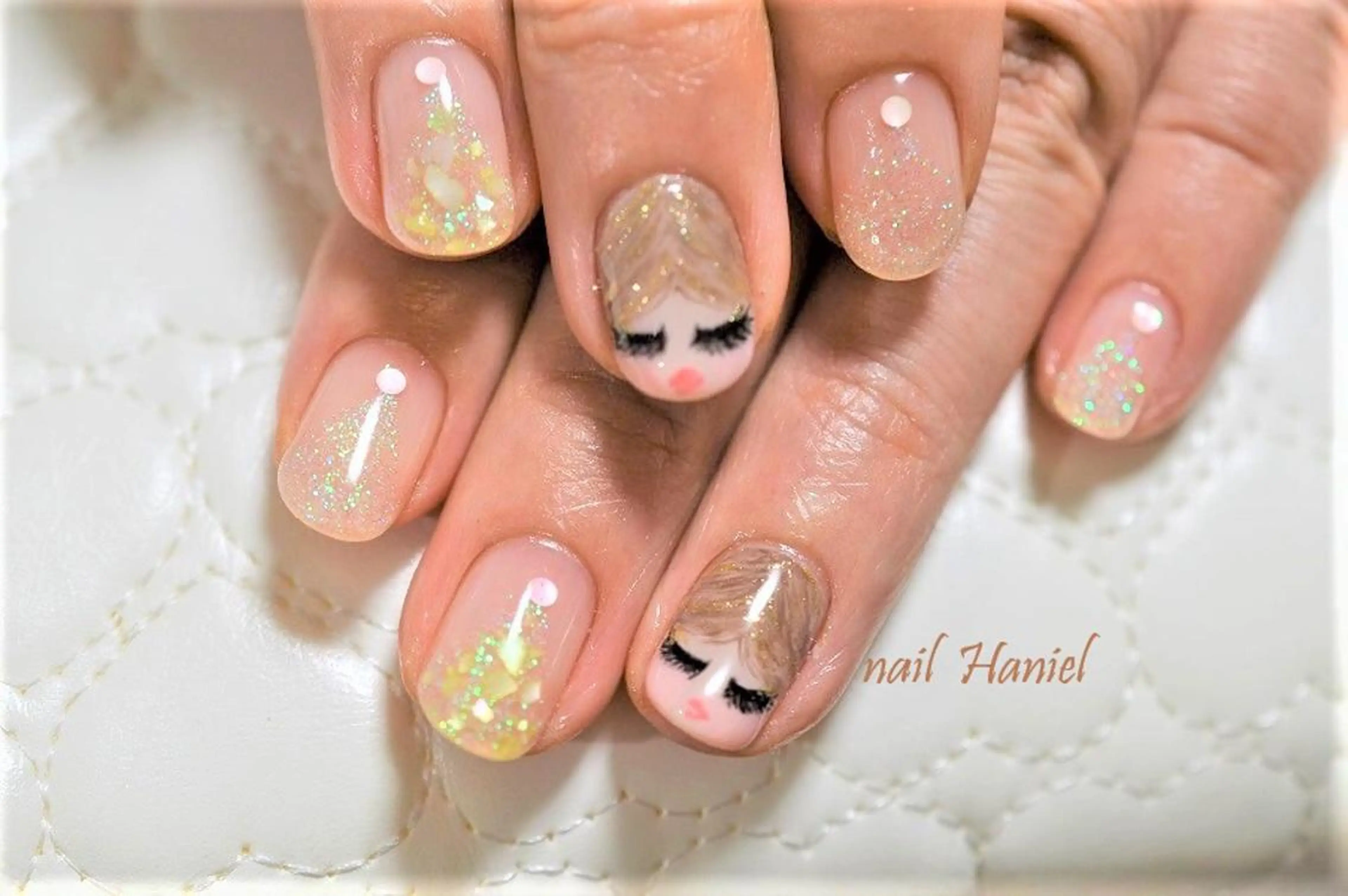 ネイル フットネイル ジェルネイル パラジェル nail Haniel所属・半蔵門サロンハニエル 魅神 ちよのネイルデザイン