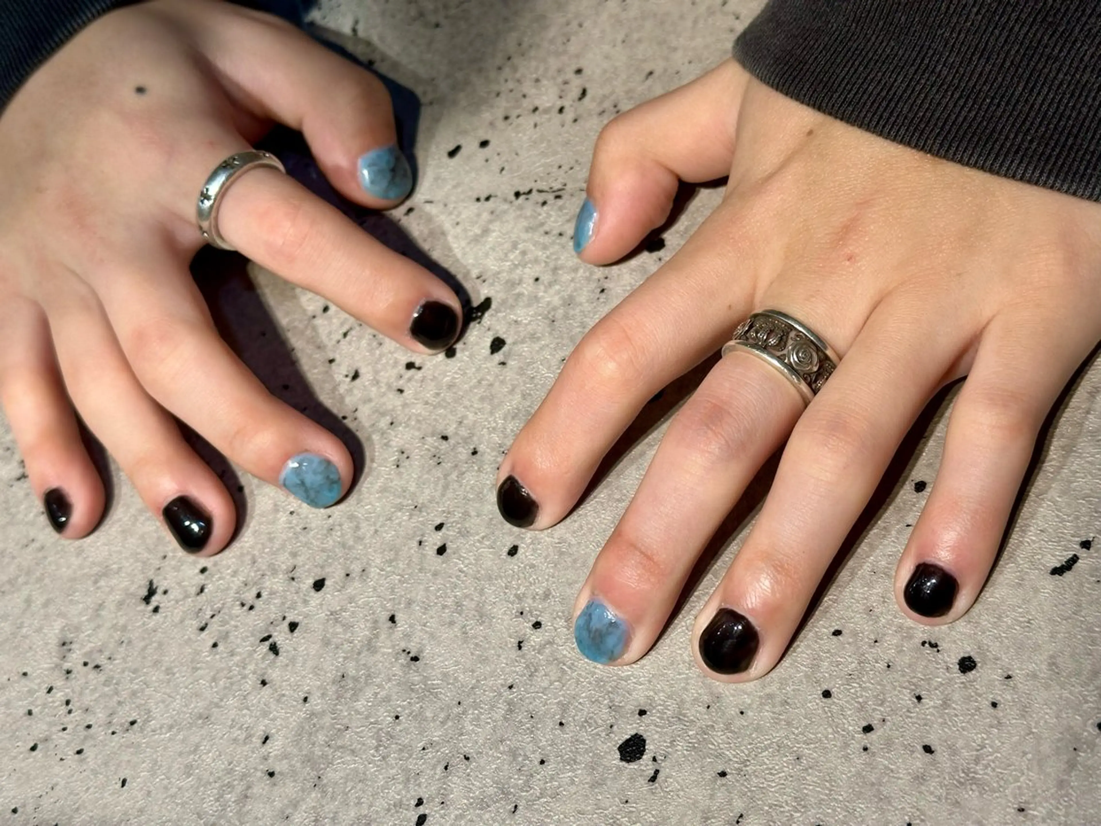 ネイル アートネイル 大理石ネイル(マーブル) メンズネイル PROVE Nail&Eyelash所属・PROVE Nail 🫧satomiのネイルデザイン
