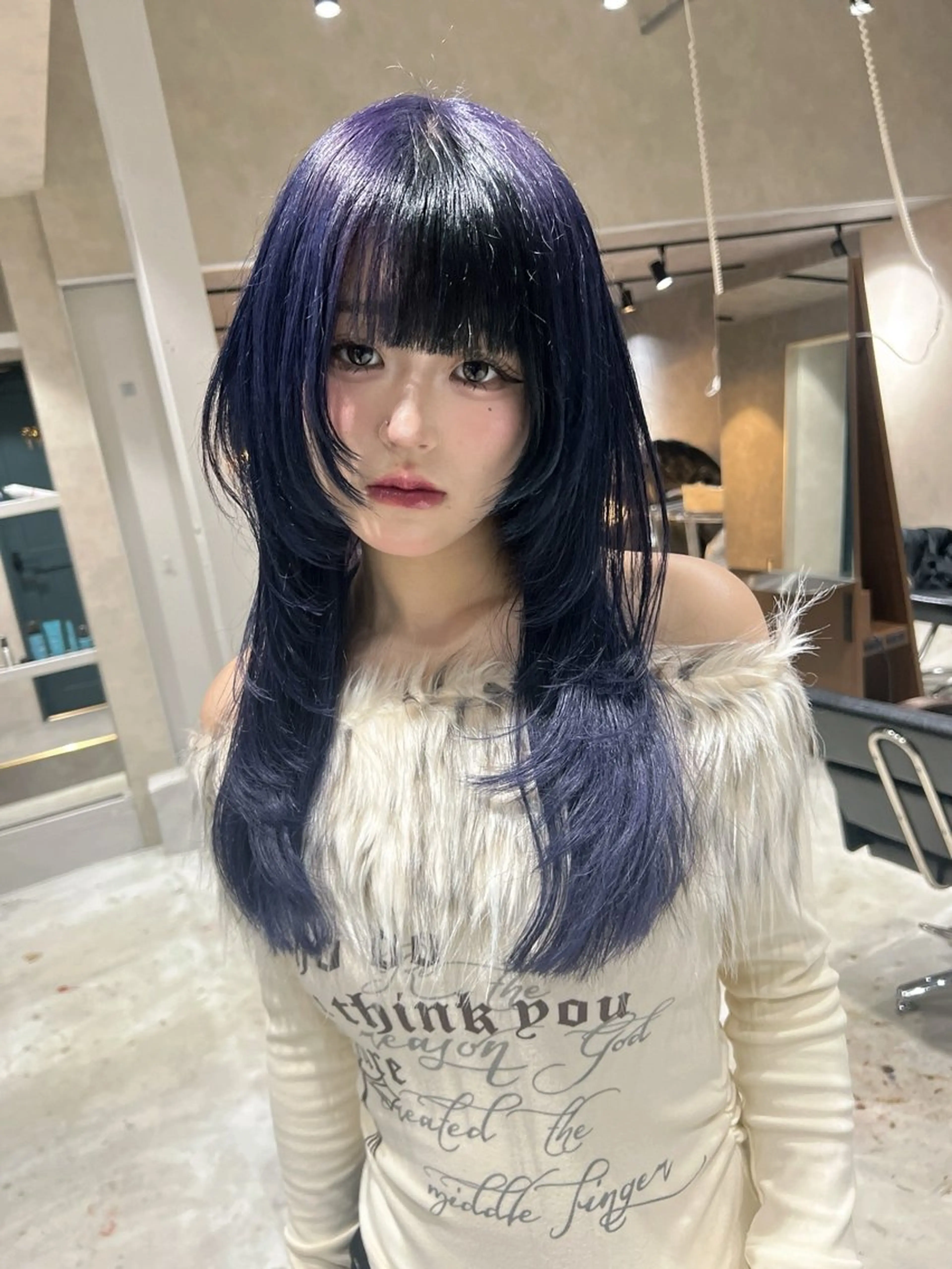 カラー カット ヘアカラー エクステ nehus nagaoka所属・🖤複雑履歴ブリーチ Mizuki 🖤のヘアスタイル