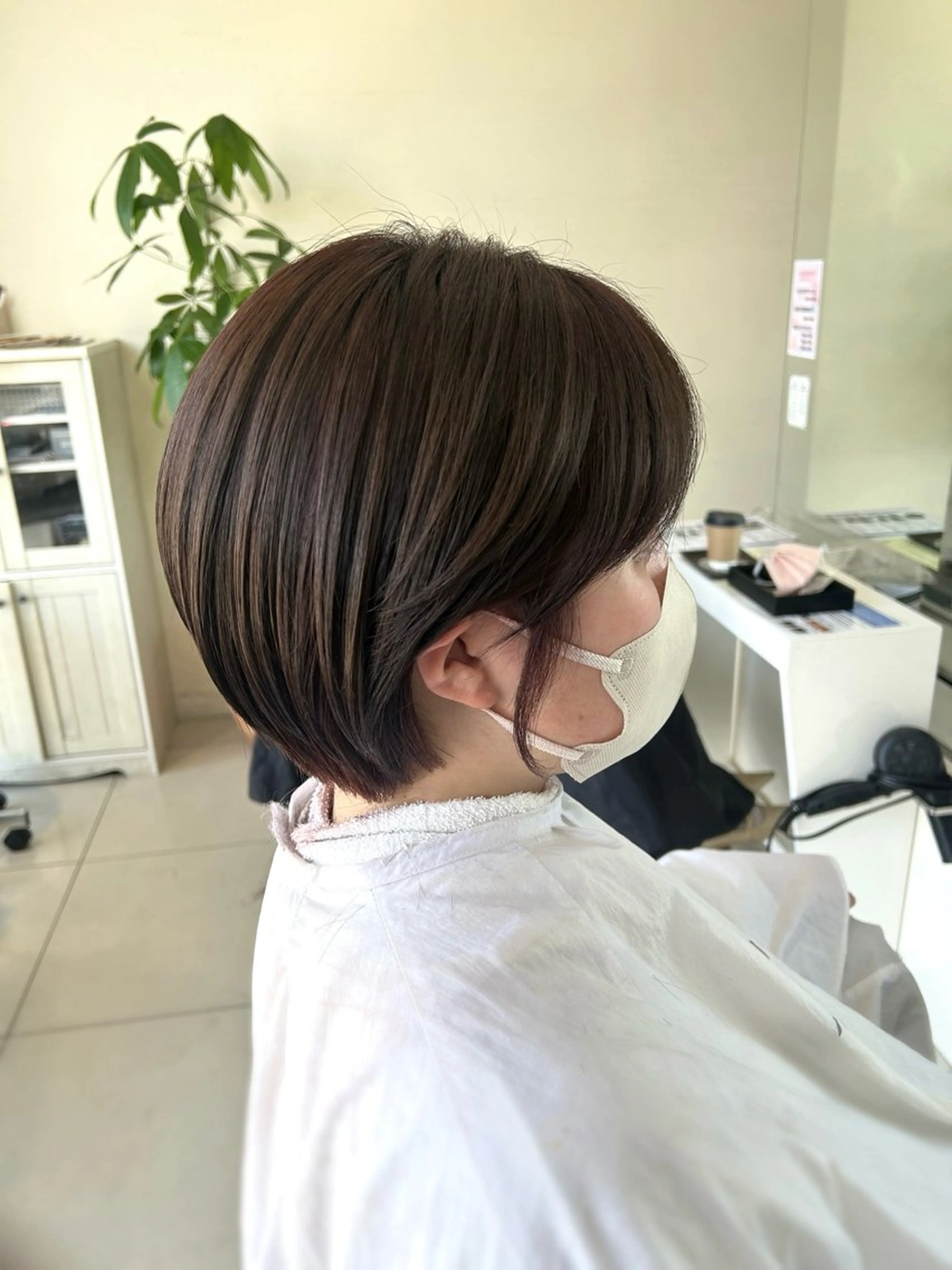 ショート Happiness王寺所属・髪質改善カラー 🫧萩原のヘアスタイル