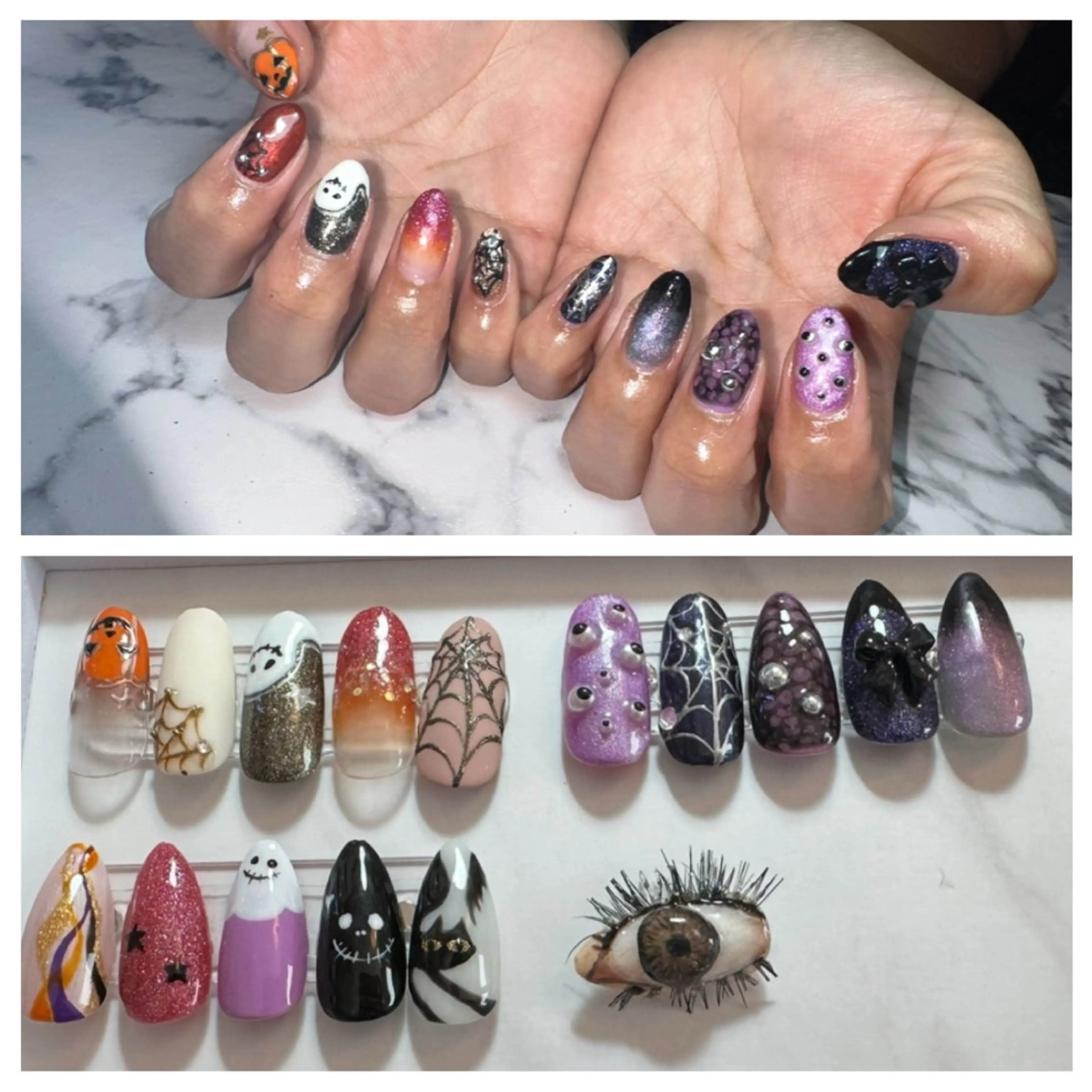 ネイル アートネイル ハロウィン nail salon ILODOLのネイルデザイン