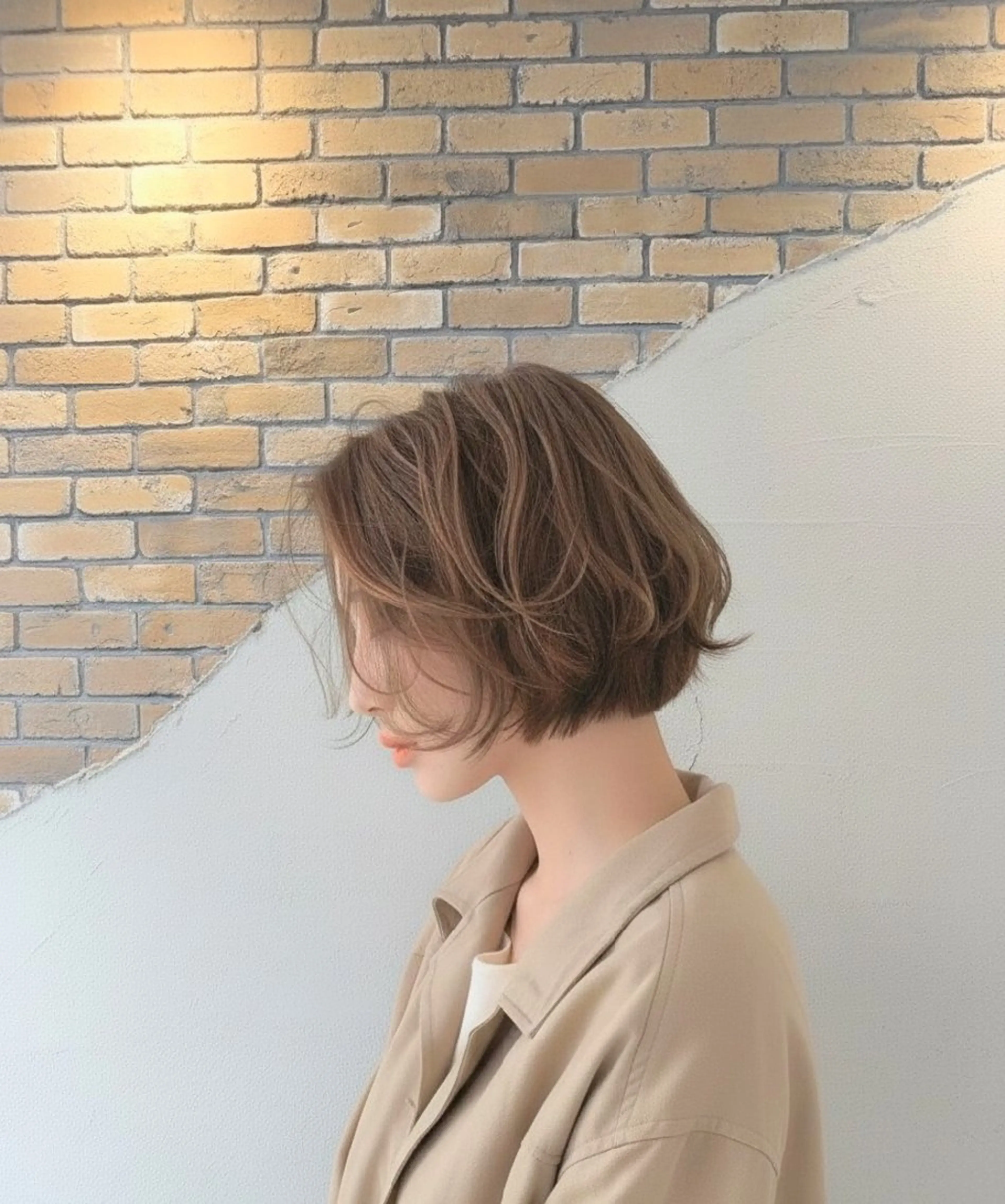 ショート カット ヘアカラー 松中 ハイトーンカラーのヘアスタイル