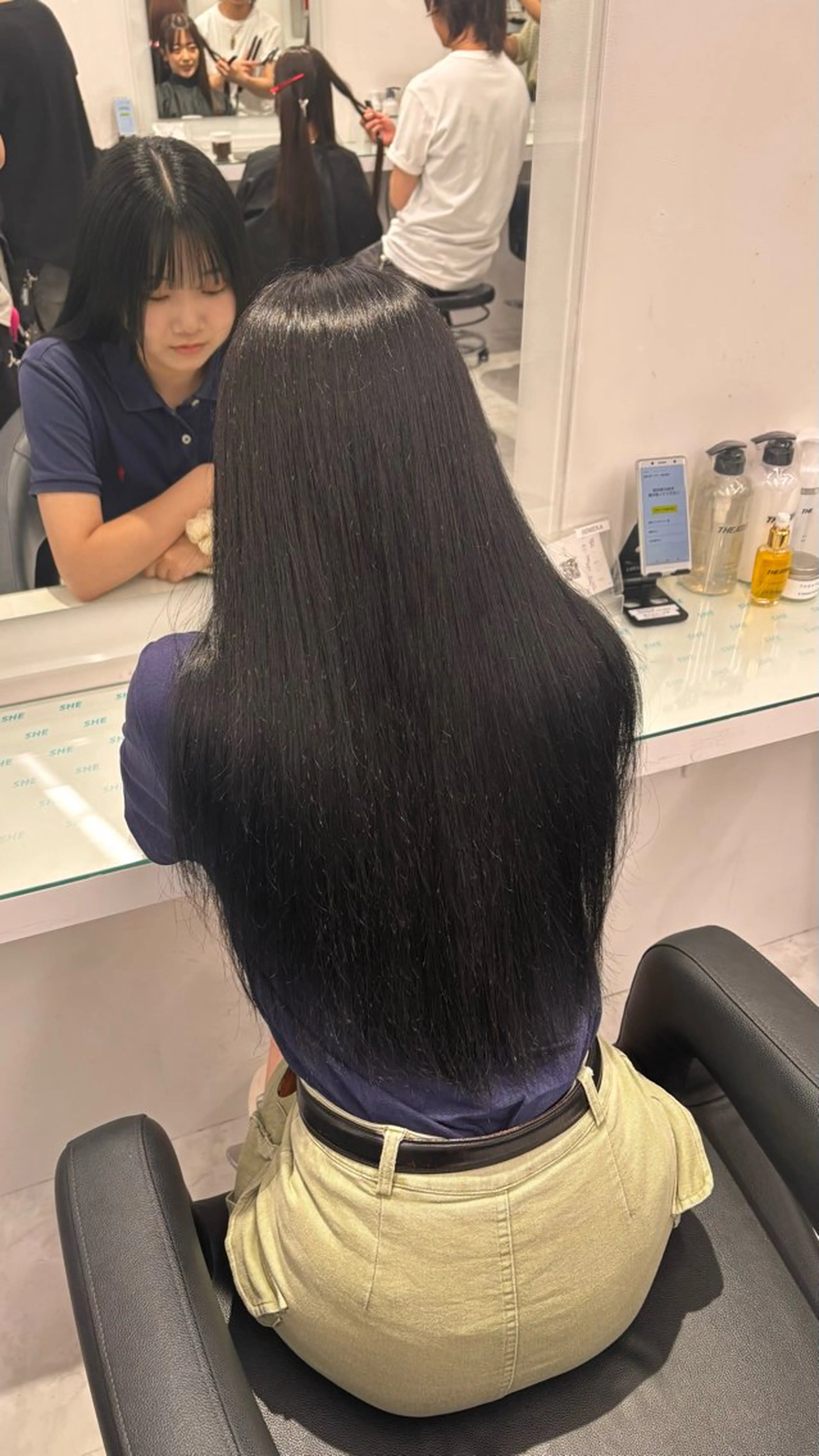 カラー 🫧透明感暗髪 ヘアーひめな🫧のヘアスタイル