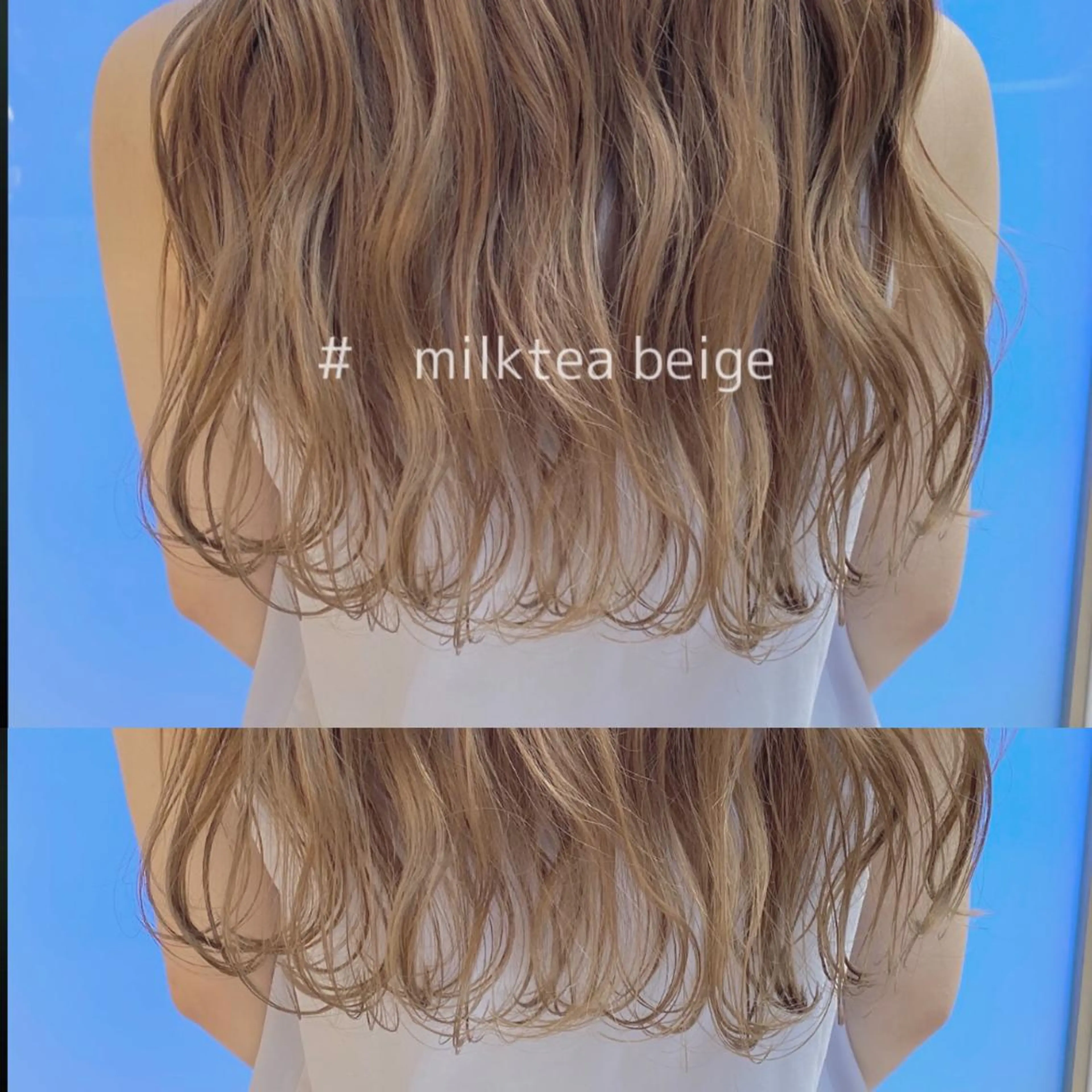 ロング カラー CLUTCH天王寺 西藤遥河のヘアスタイル