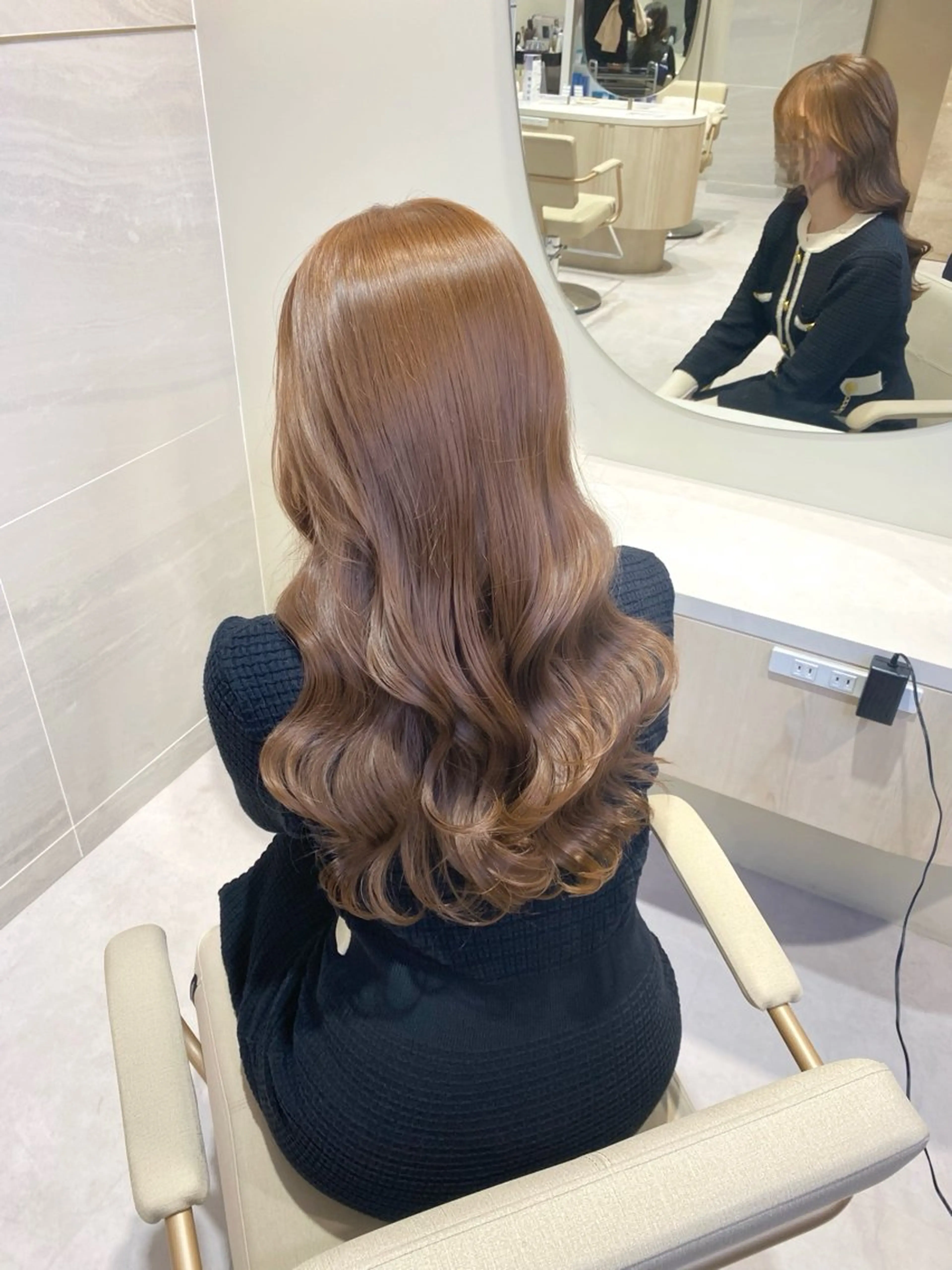 セミロング カラー ベージュカラー ブリーチ ダブルカラー イルミナカラー ブリーチなしカラー カット ヘアカラー ブリーチなしダブル カラー🧸🐺陽介のヘアスタイル