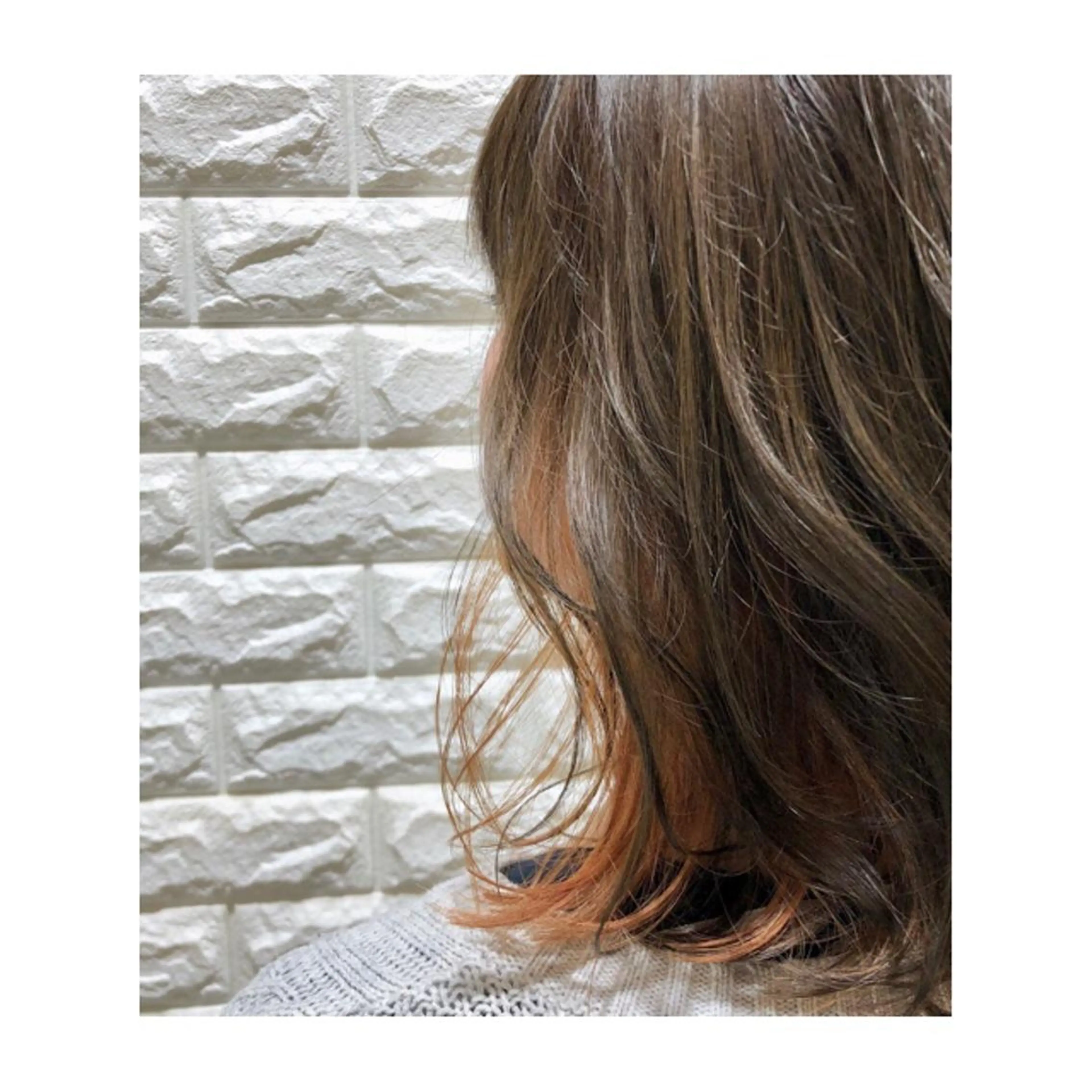 ミディアム カラー オレンジ ヘアカラー NAKAMURA 🦋のヘアスタイル