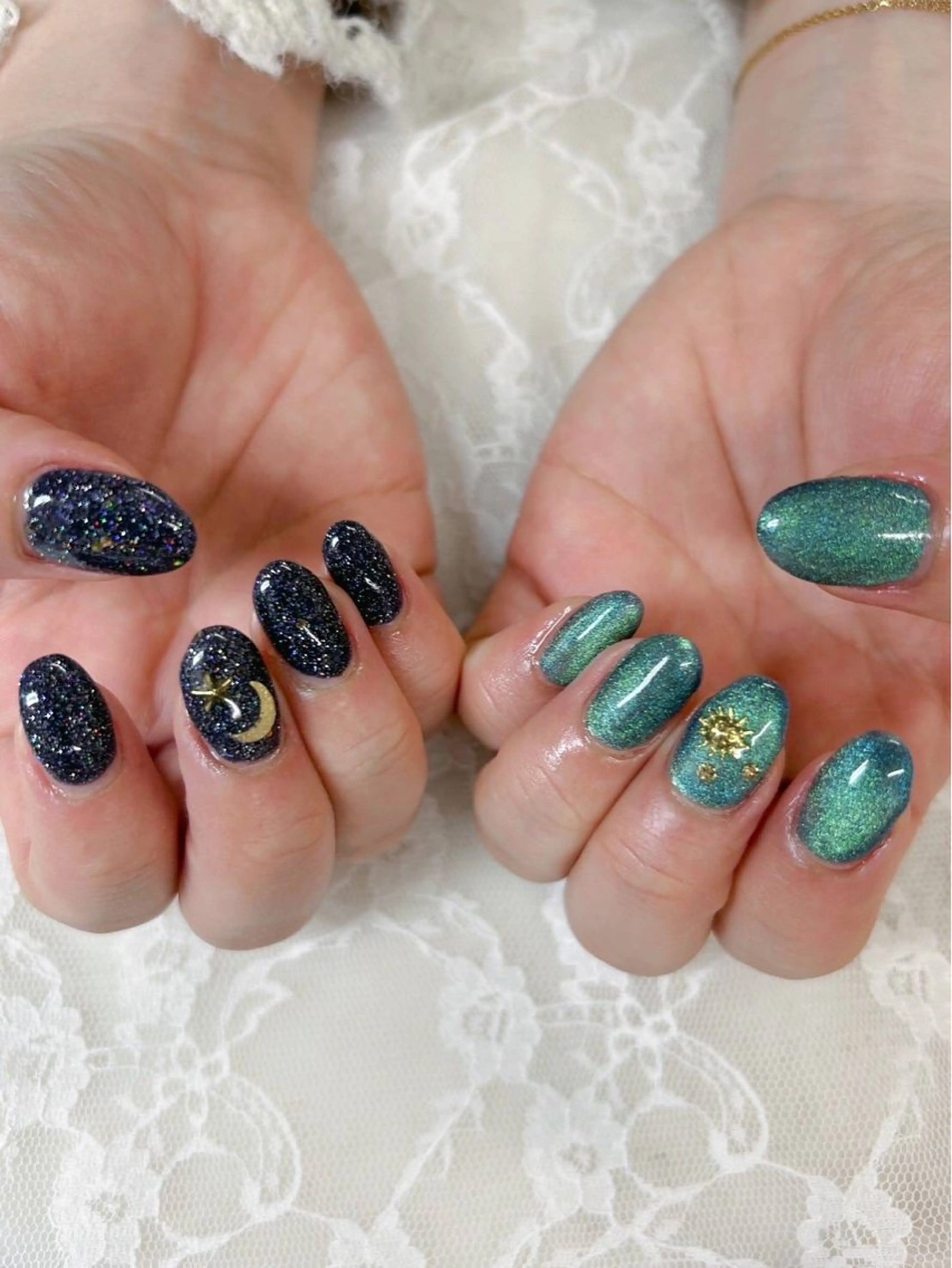 ネイル マグネットネイル ハンドネイル ハンドケア Epokku ネイルサロンのネイルデザイン