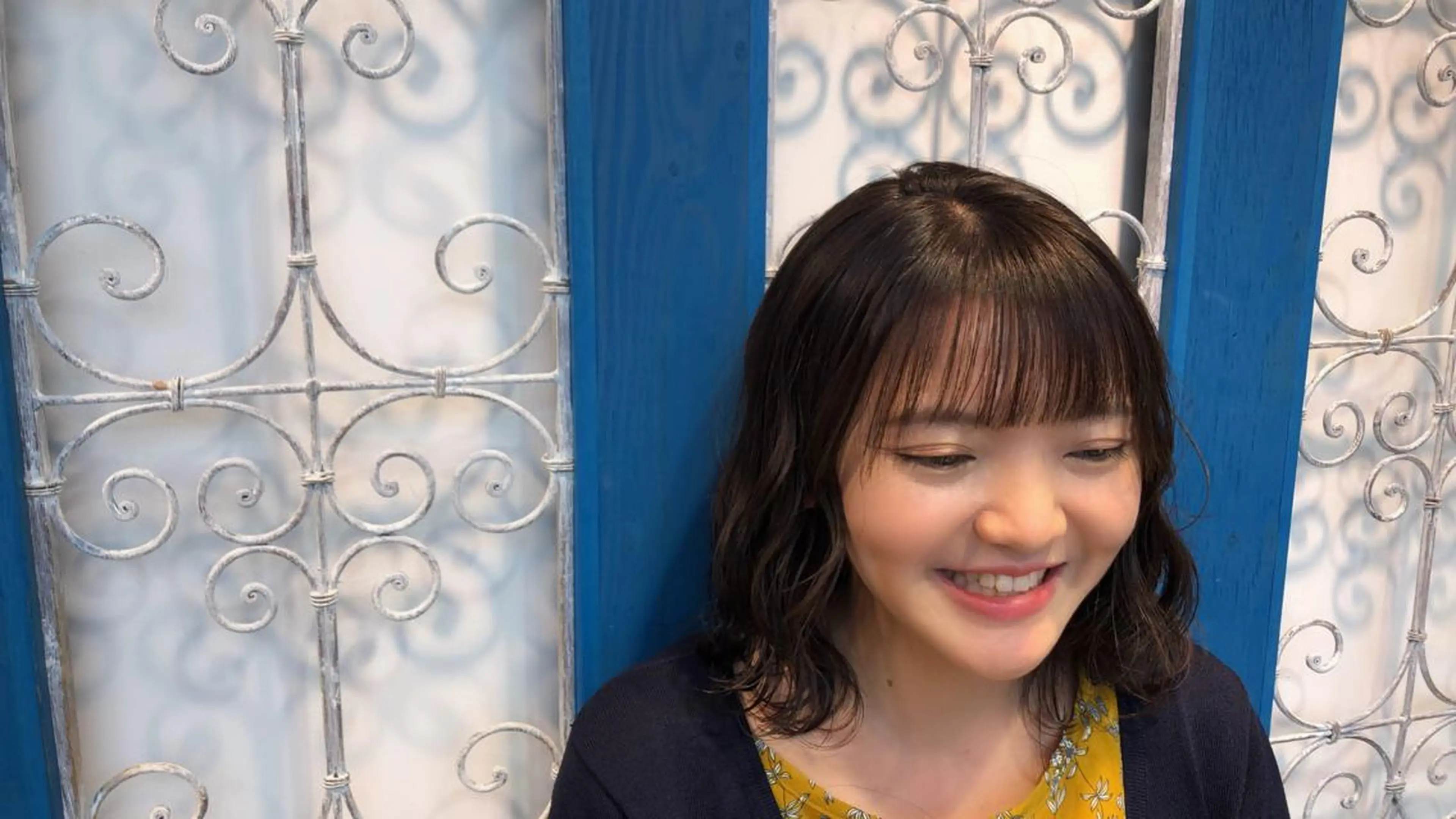 ミディアム カット ヘアカラー トリートメント 代表山口ひな 髪質改善のプロのヘアスタイル