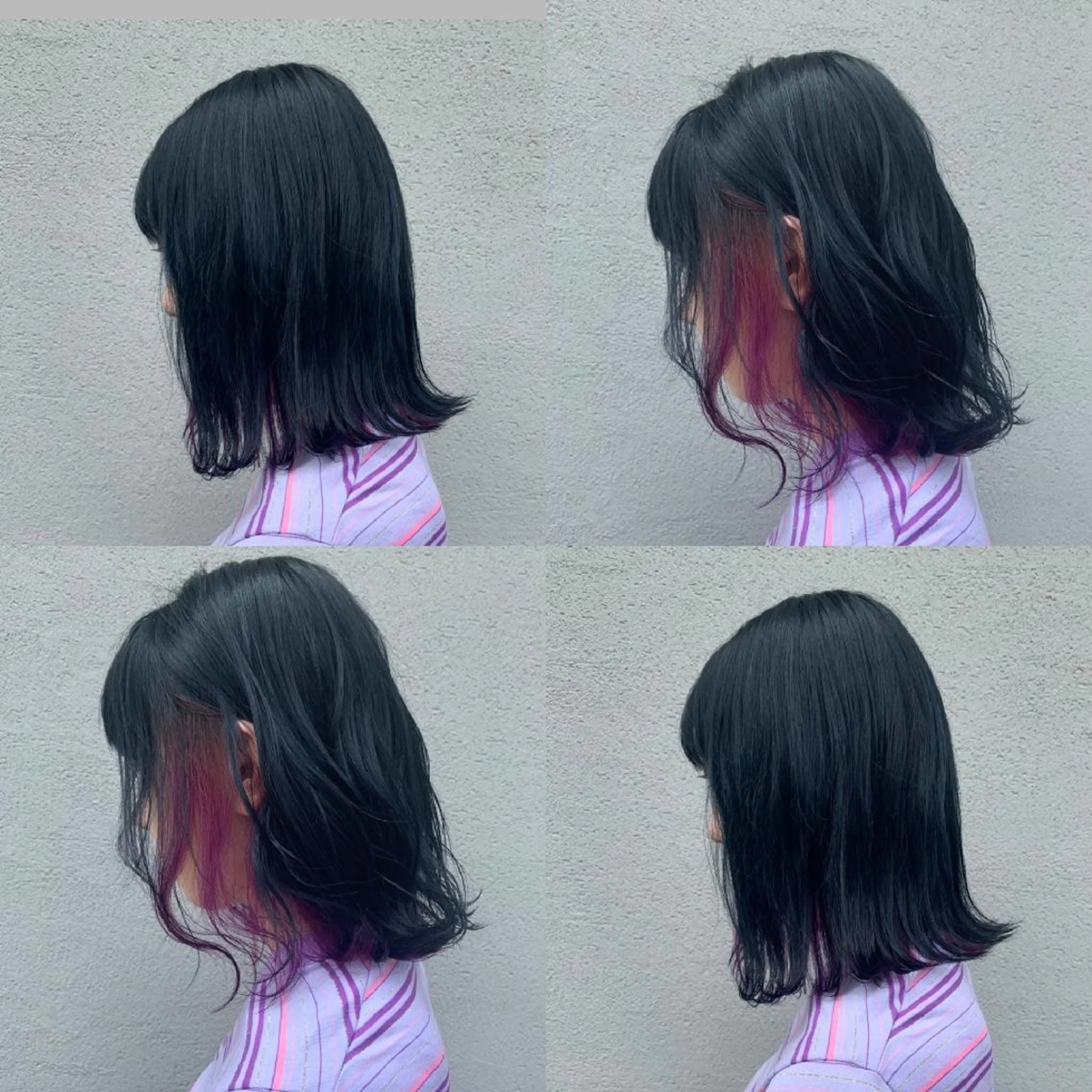 ミディアム カラー デザインカラー インナーカラー nambu-GARDEN所属・上田 昂雅のヘアスタイル