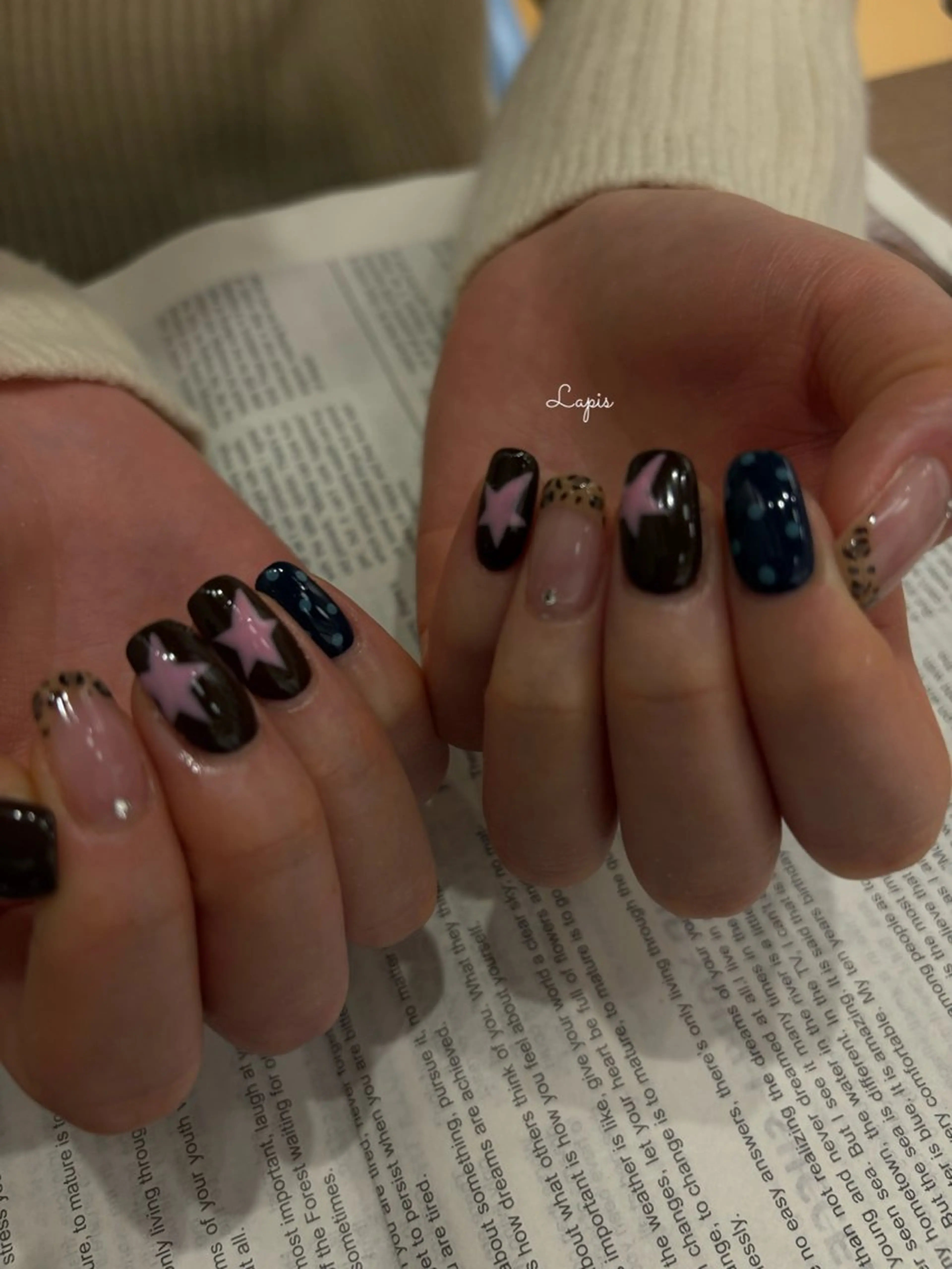 ネイル ハンドネイル Lapis *のネイルデザイン