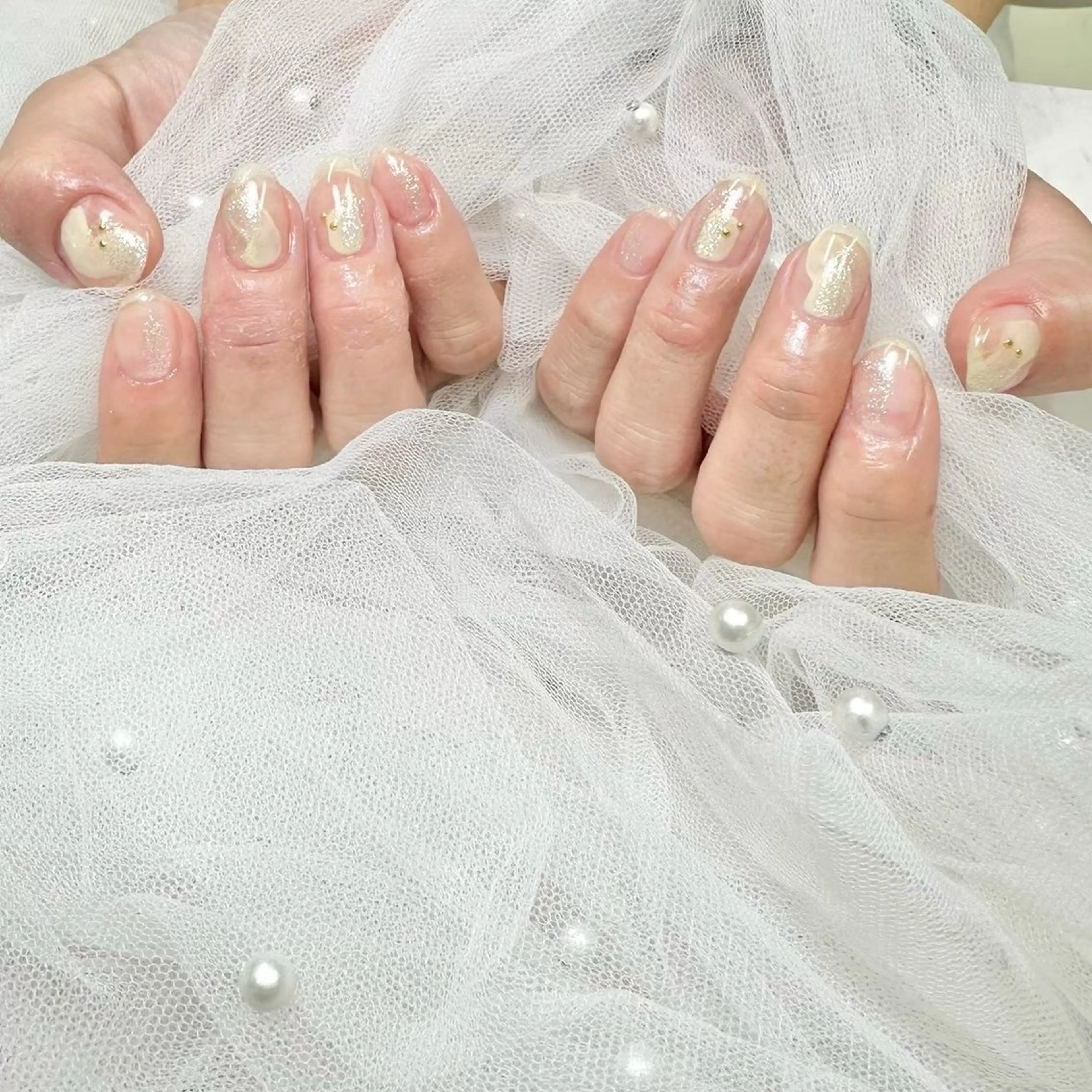 ネイル ハンドネイル 武蔵小金井Jr⟡.· 🎀yoshie🎀のネイルデザイン