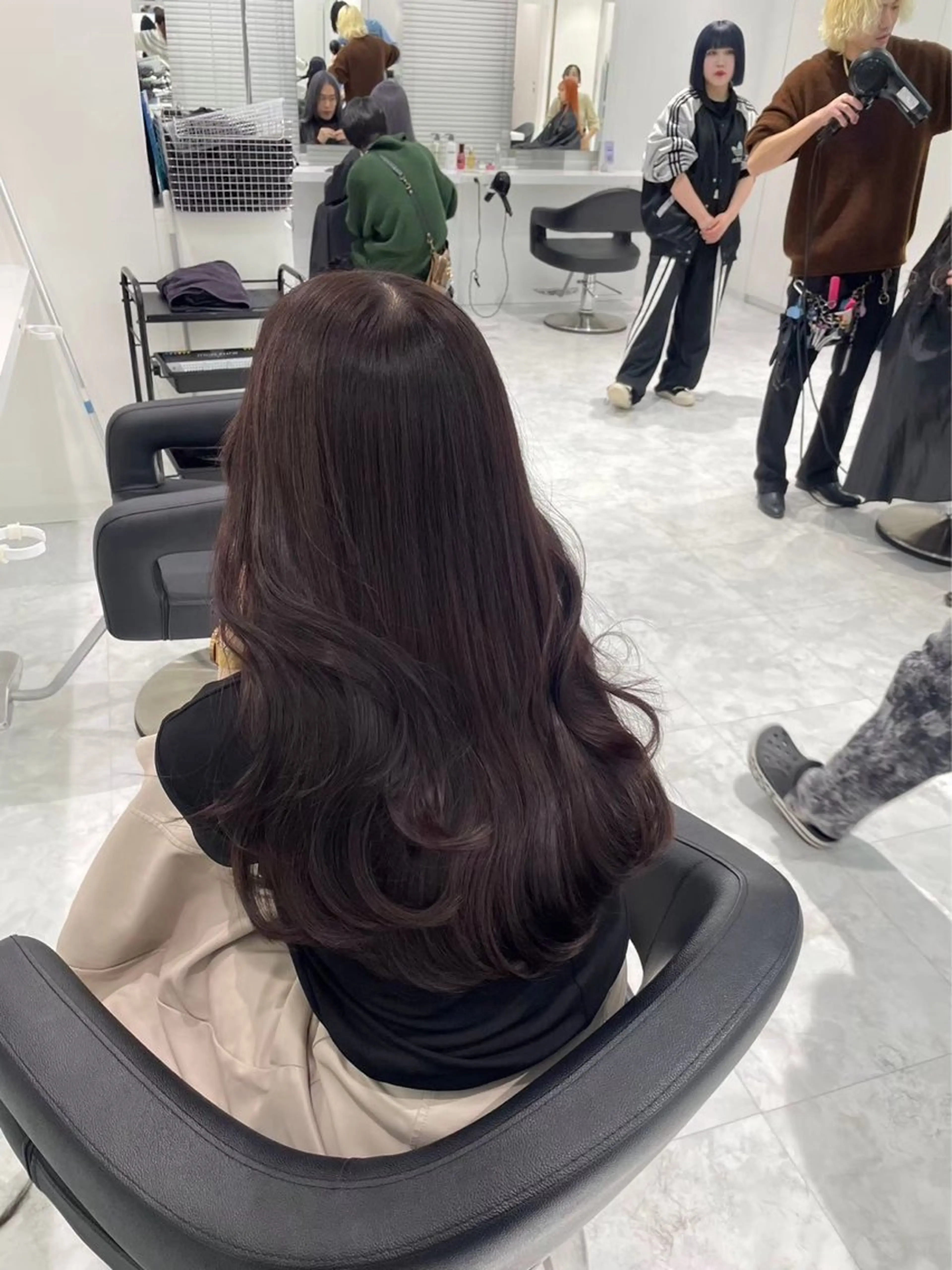 カラー ♡艶髪ブラウン himi♡のヘアスタイル